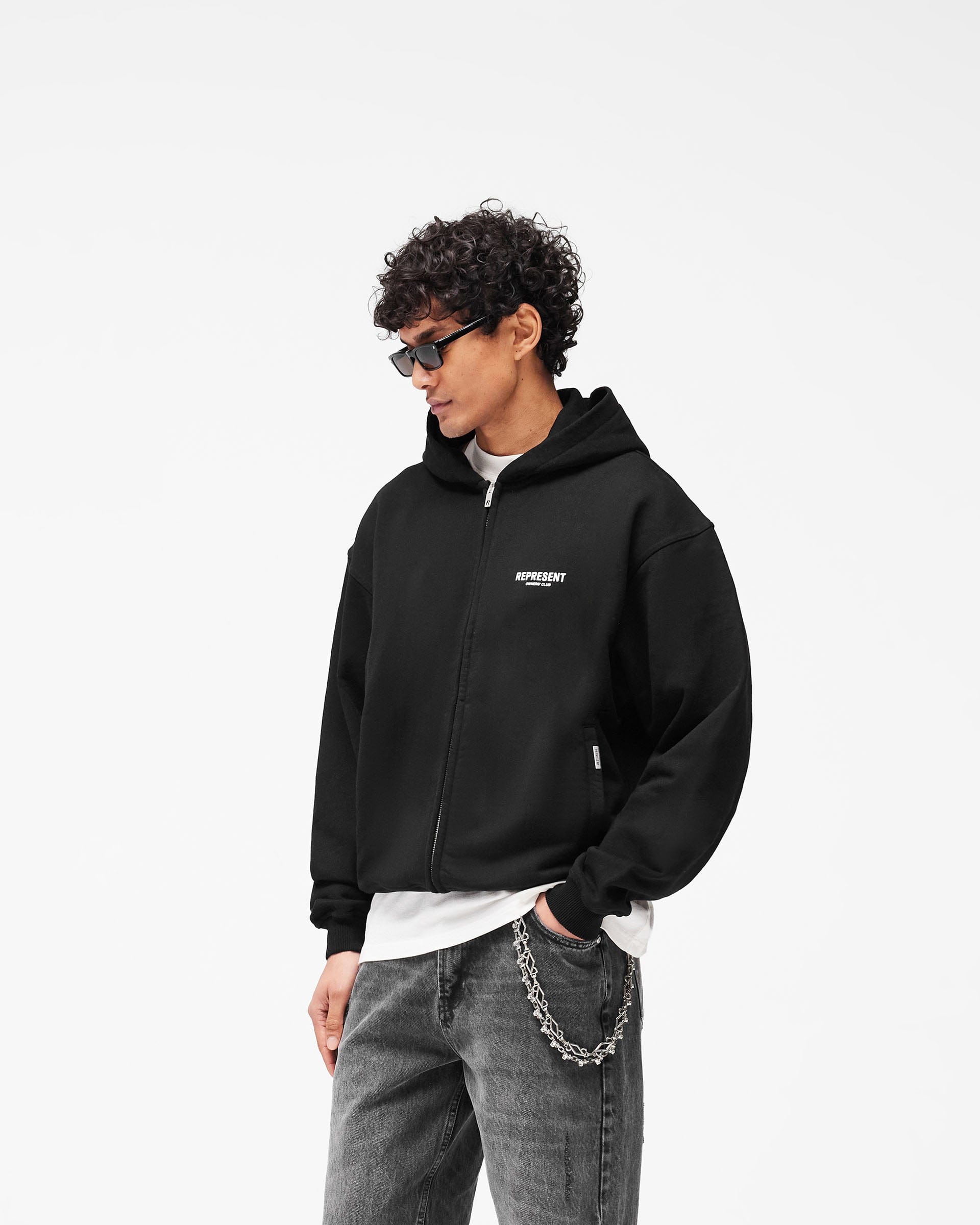 Owners Club Represent Owners Club Zip Hoodie - Black