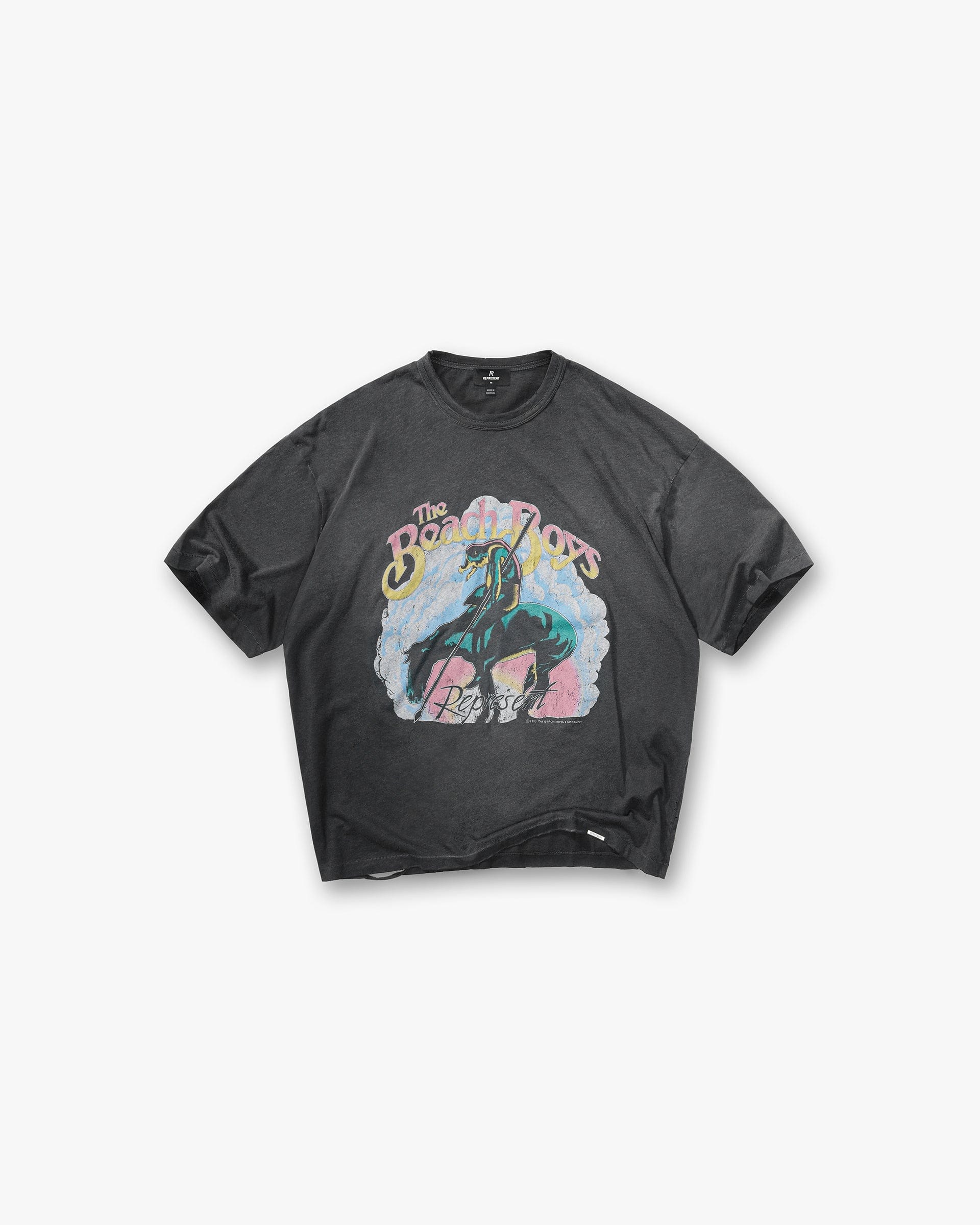 Exclusives Represent x Beach Boys Endless Summer T-Shirt - Stained Black