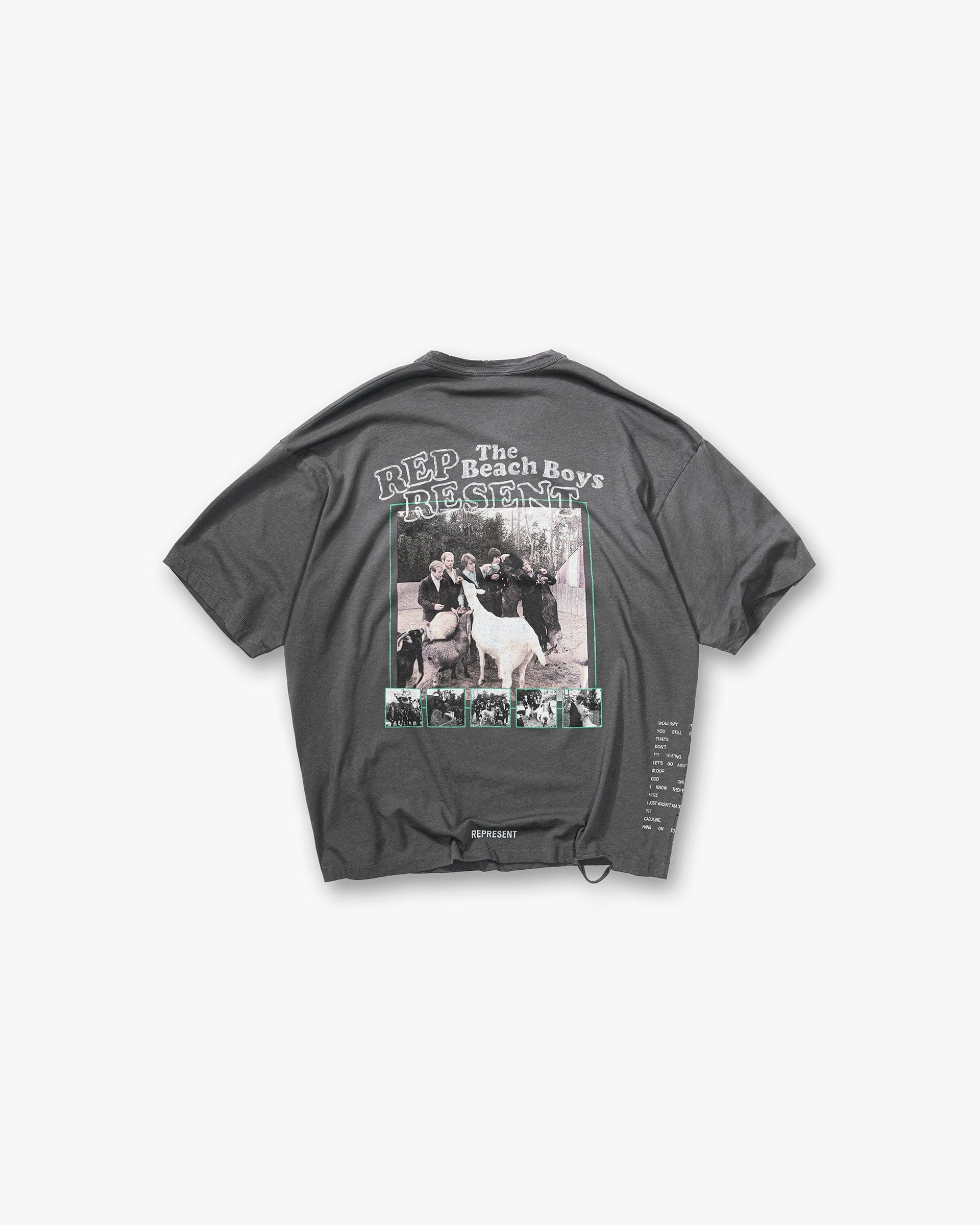 Exclusives Represent x Beach Boys Pet Sounds T-Shirt - Sunfade Grey