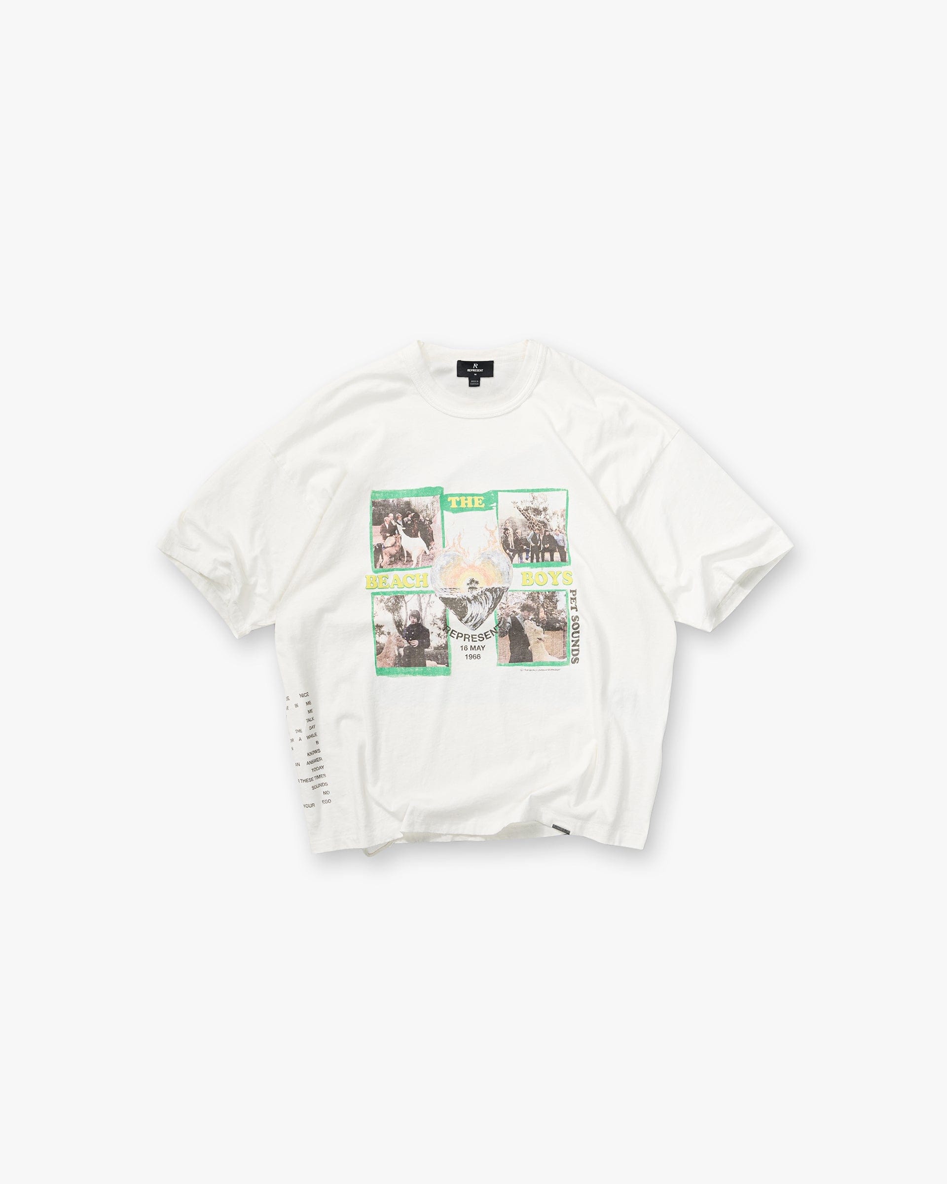 Exclusives Represent x Beach Boys Pet Sounds T-Shirt - Flat White