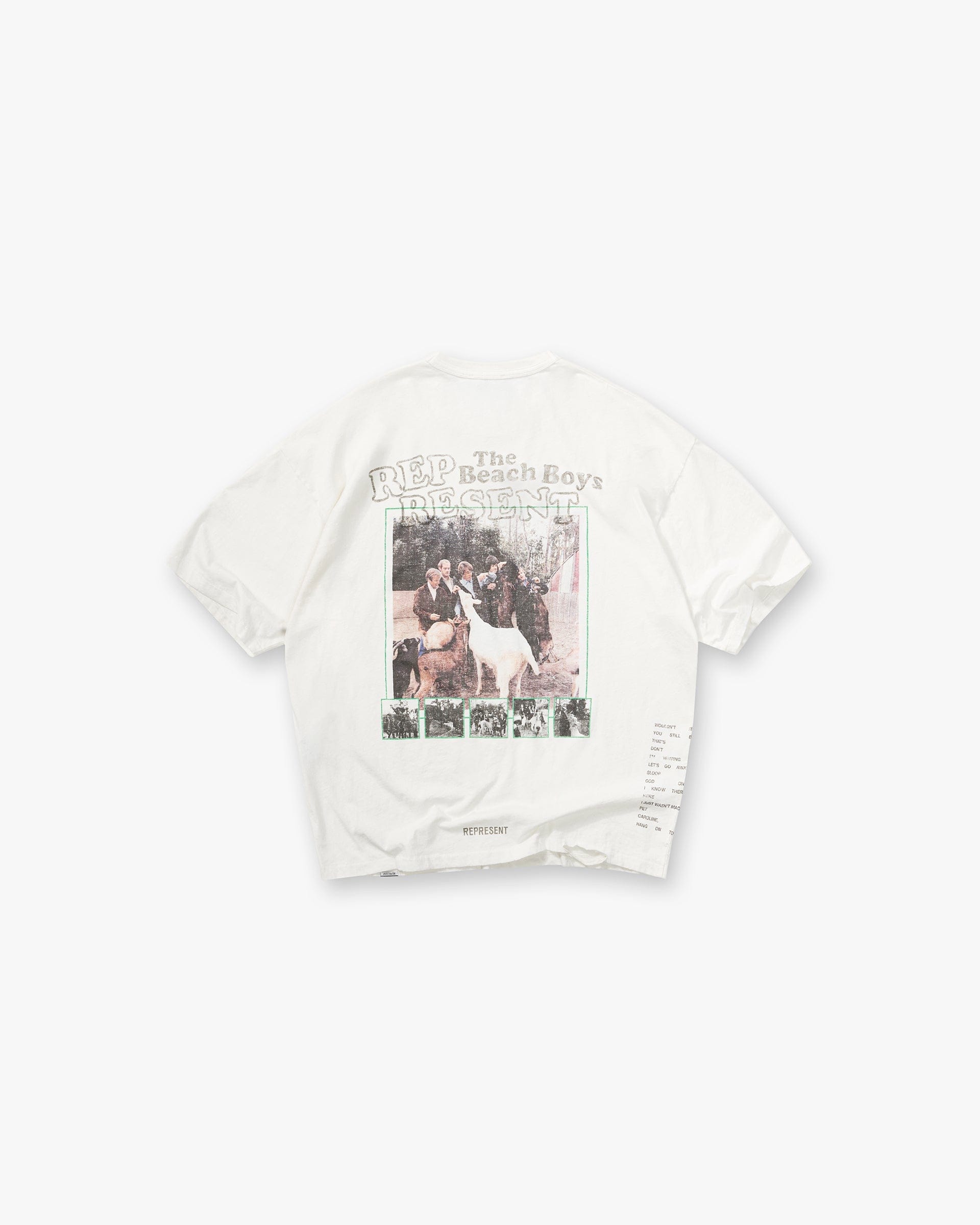 Exclusives Represent x Beach Boys Pet Sounds T-Shirt - Flat White