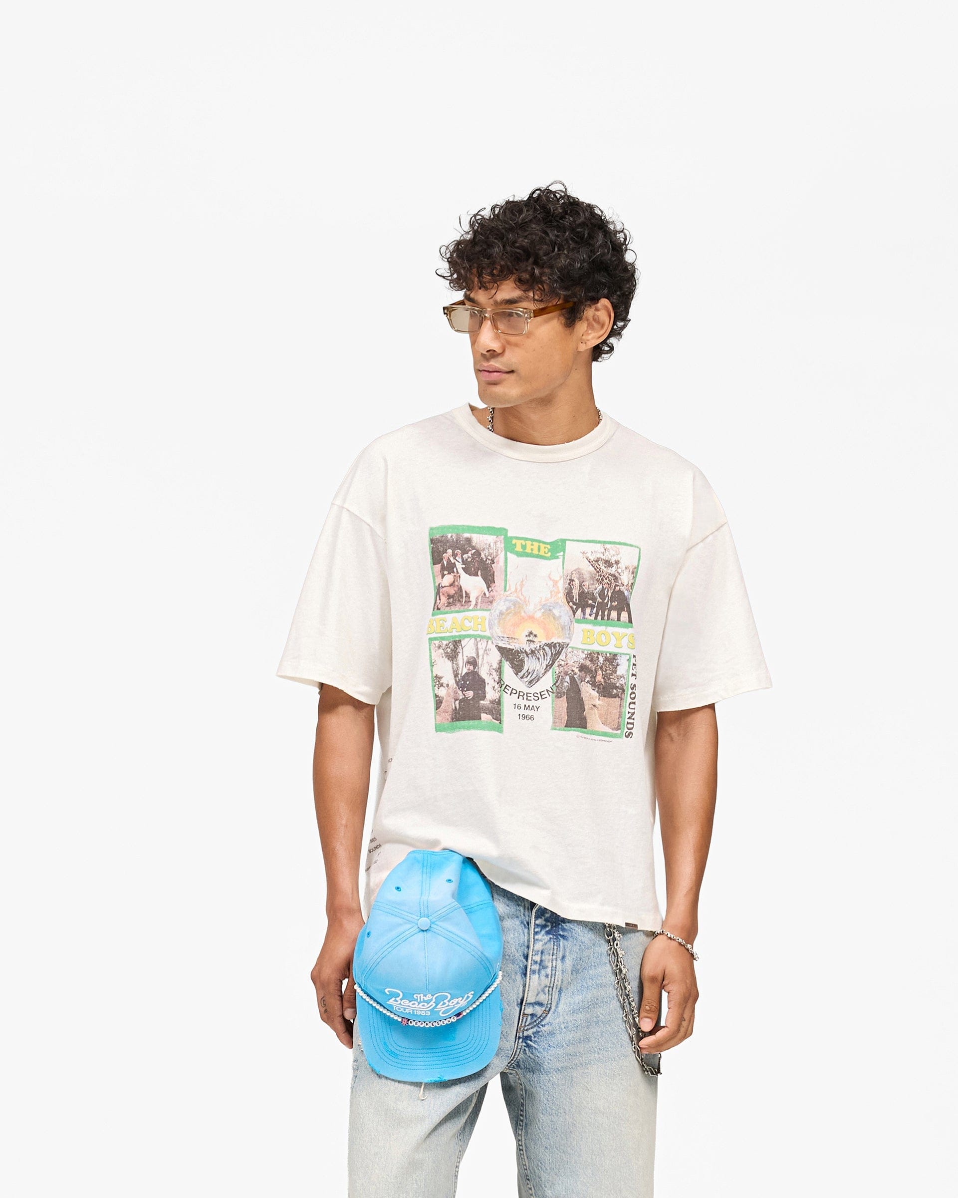Exclusives Represent x Beach Boys Pet Sounds T-Shirt - Flat White
