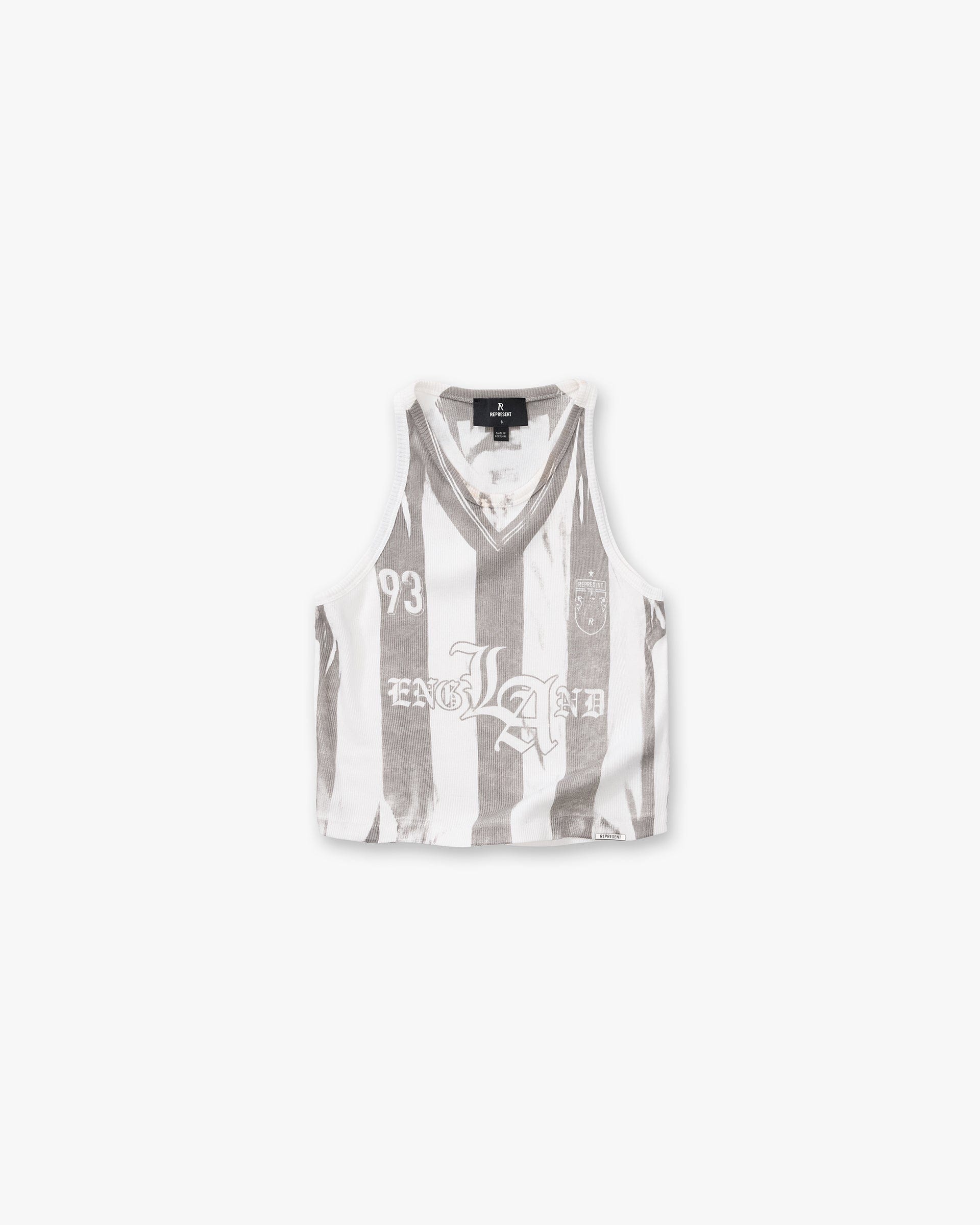 Exclusives Printed Vest - Flat White