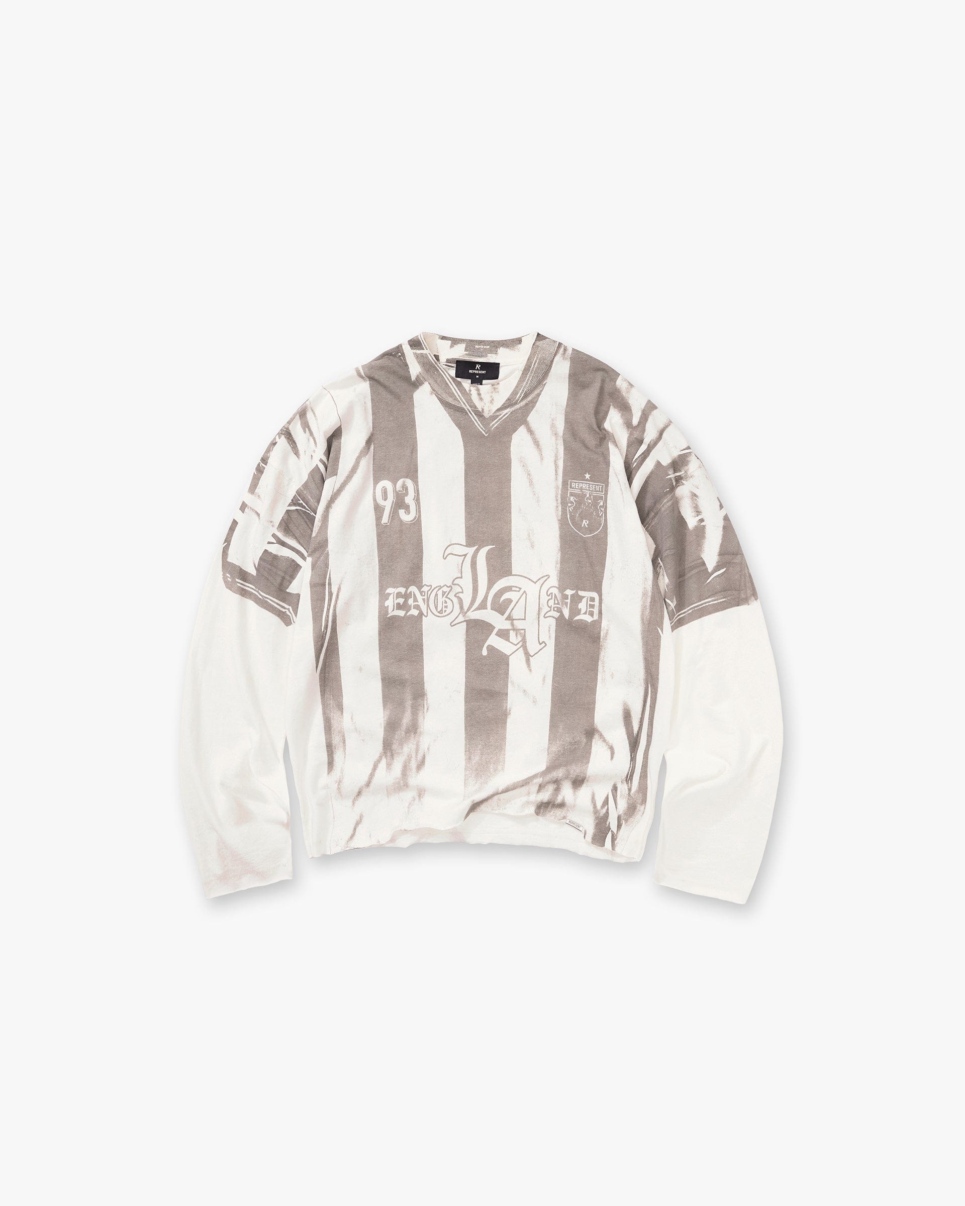 Exclusives Printed Long Sleeve T-Shirt - Flat White