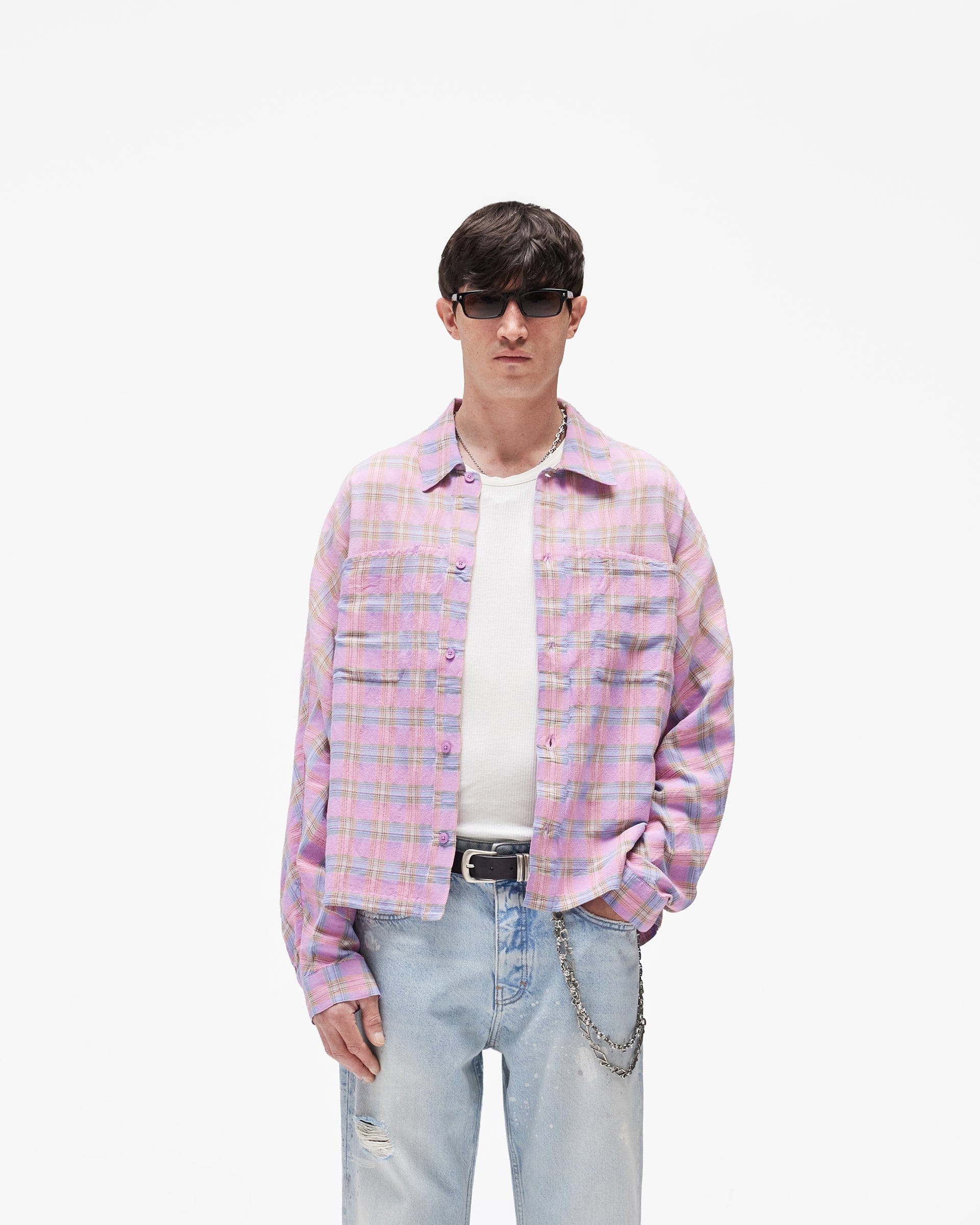 SC26 Santa Monica Flannel Shirt - Blush