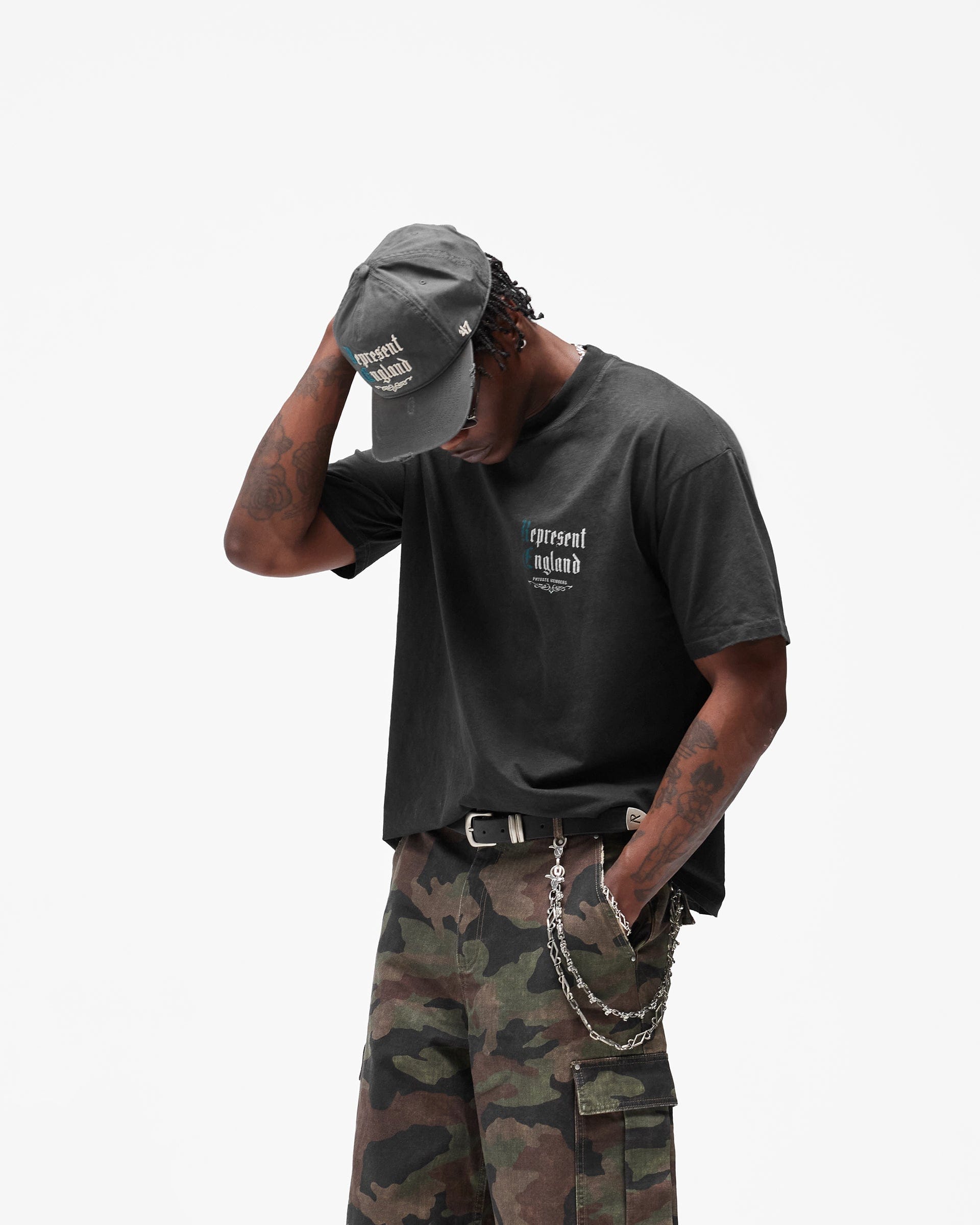SC26 Private Members T-Shirt - Stained Black