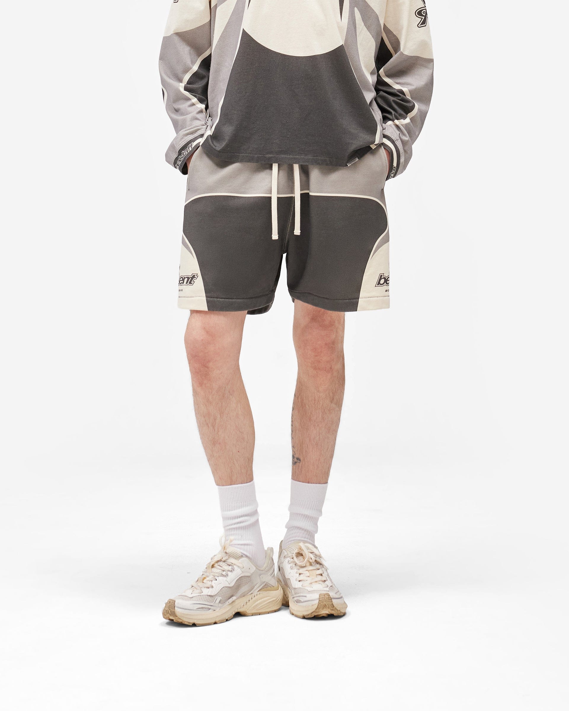 Exclusives Represent X Belstaff Racing Shorts - Dark Grey