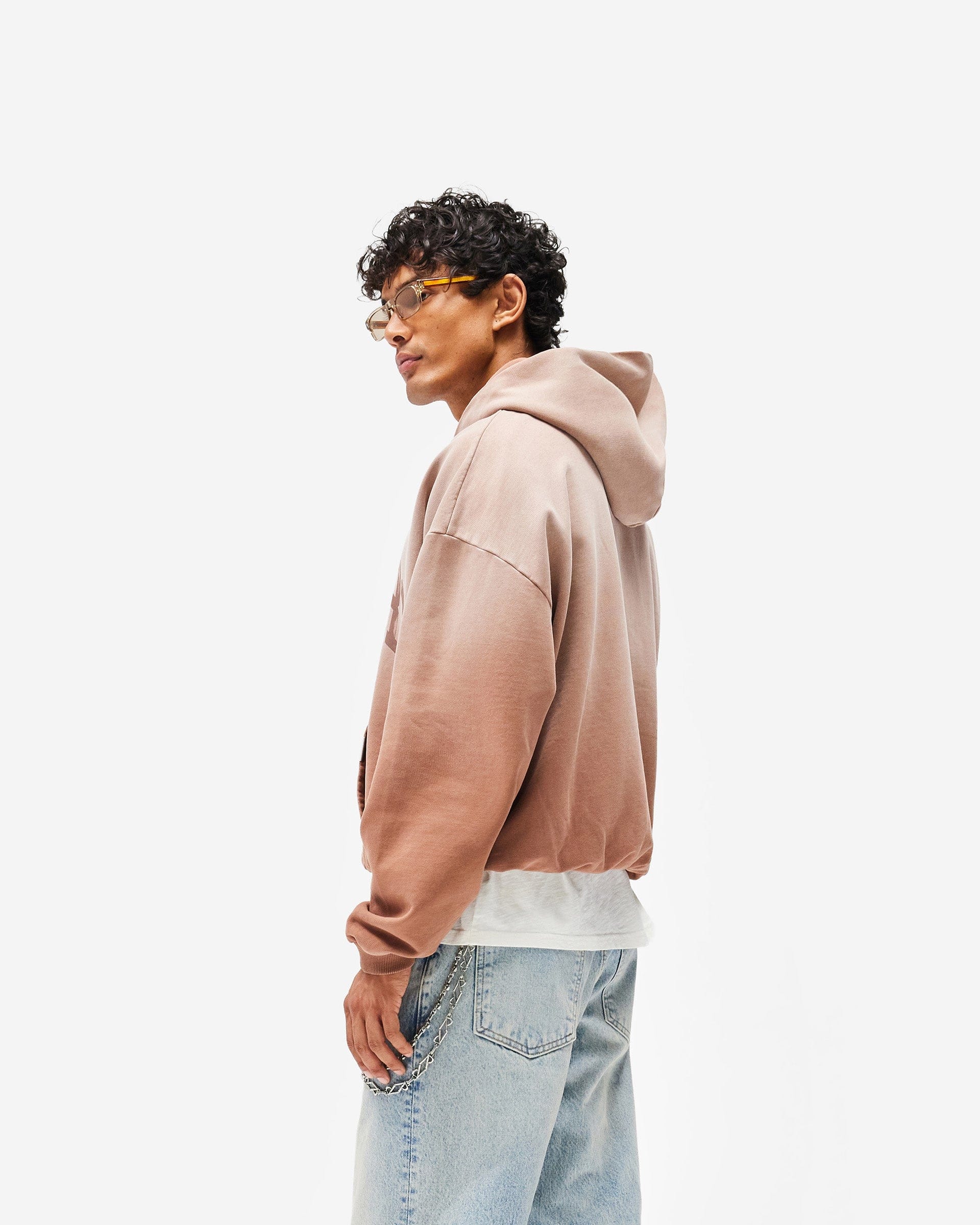 Owners Club Represent Owners Club Zip Through Hoodie - Sienna