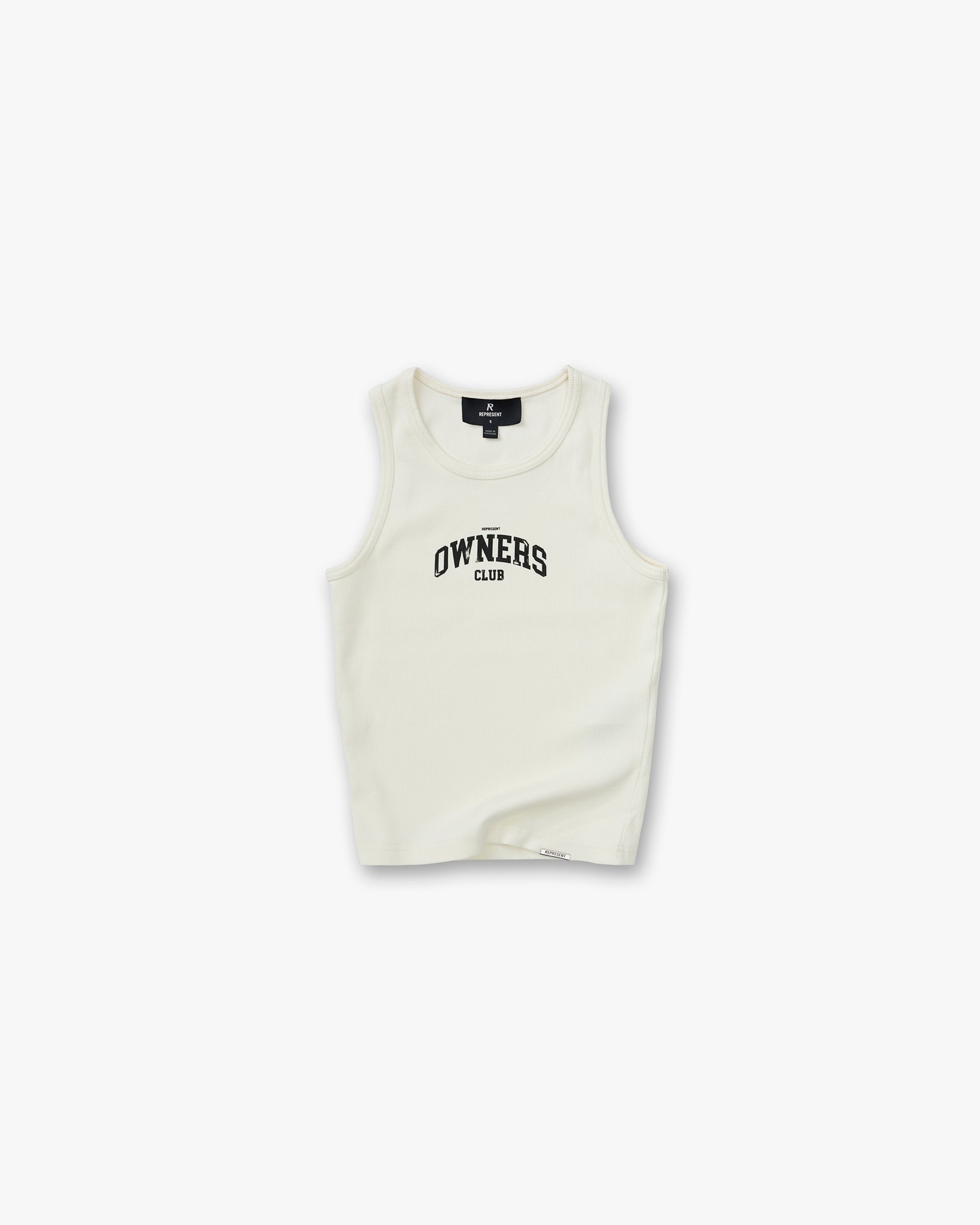 Womens Owners Club Represent Owners Club Rib Vest - Chalk