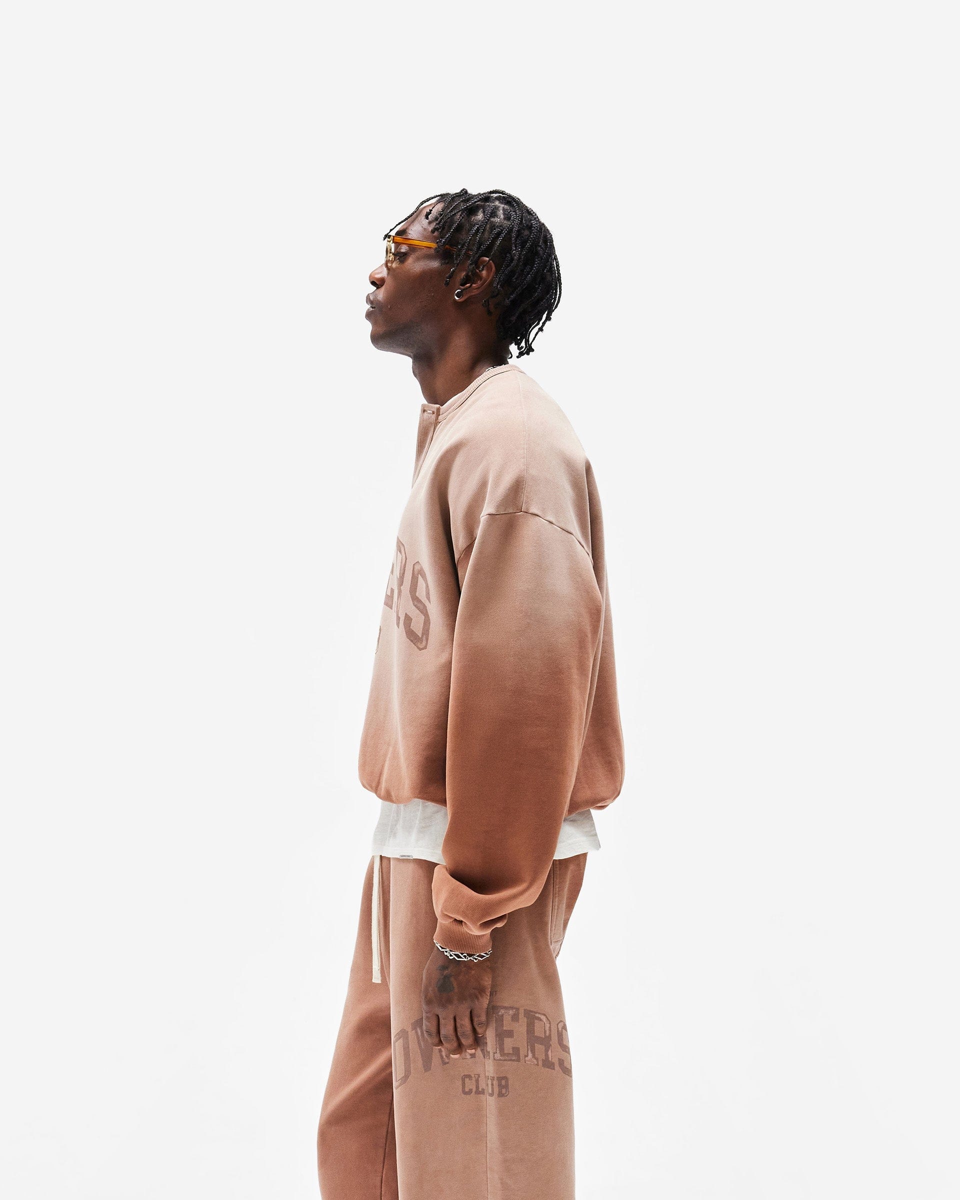 Owners Club Represent Owners Club Henley Sweater - Sienna