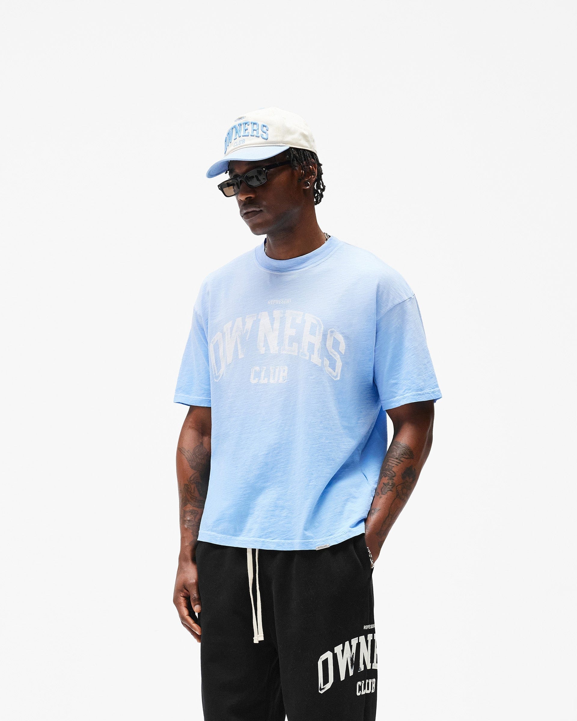 Owners Club Represent Owners Club T-Shirt - Sky Blue