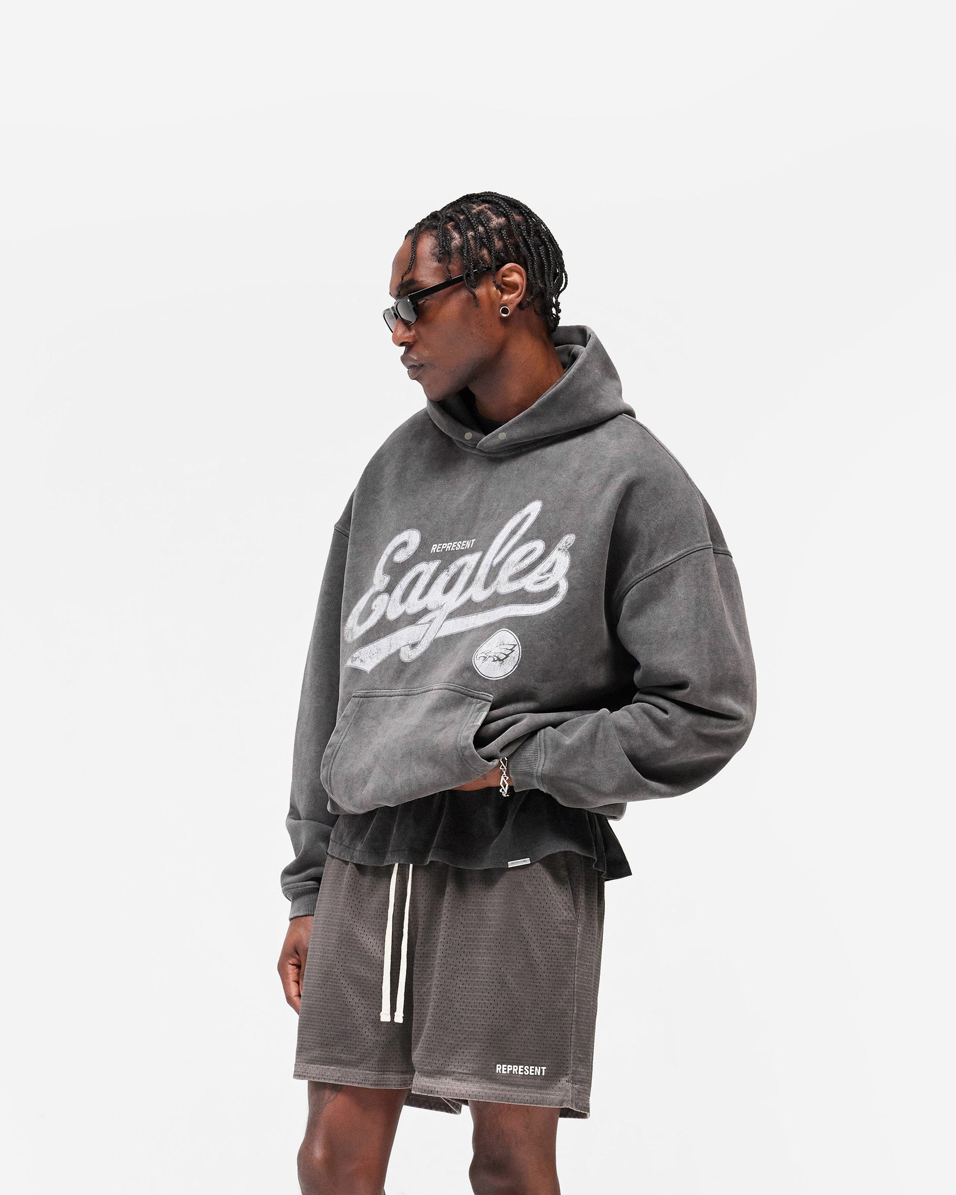 Exclusives Philadelphia Eagles x Represent Hoodie - Vintage Grey