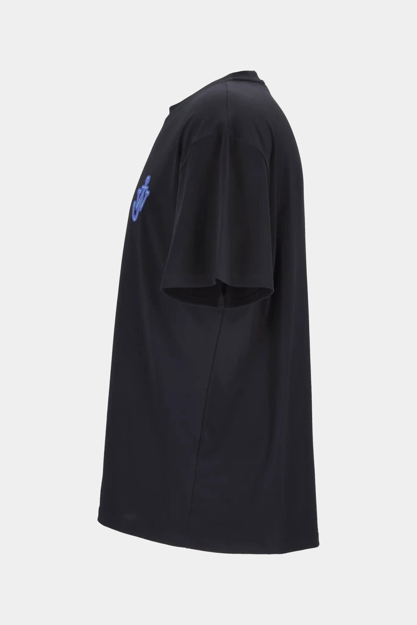 J.W Anderson T-shirt "ANCHOR PATCH" en coton noir