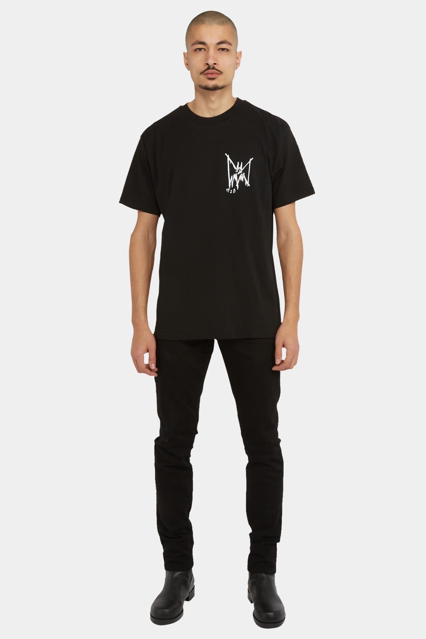 Marc Jacques Burton T-shirt imprimé en coton noir