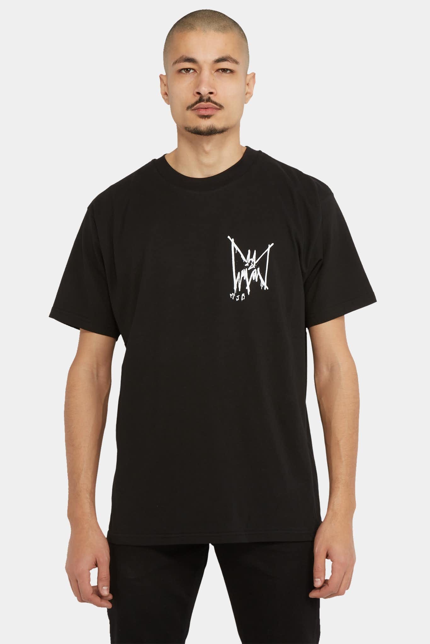 Marc Jacques Burton T-shirt imprimé en coton noir
