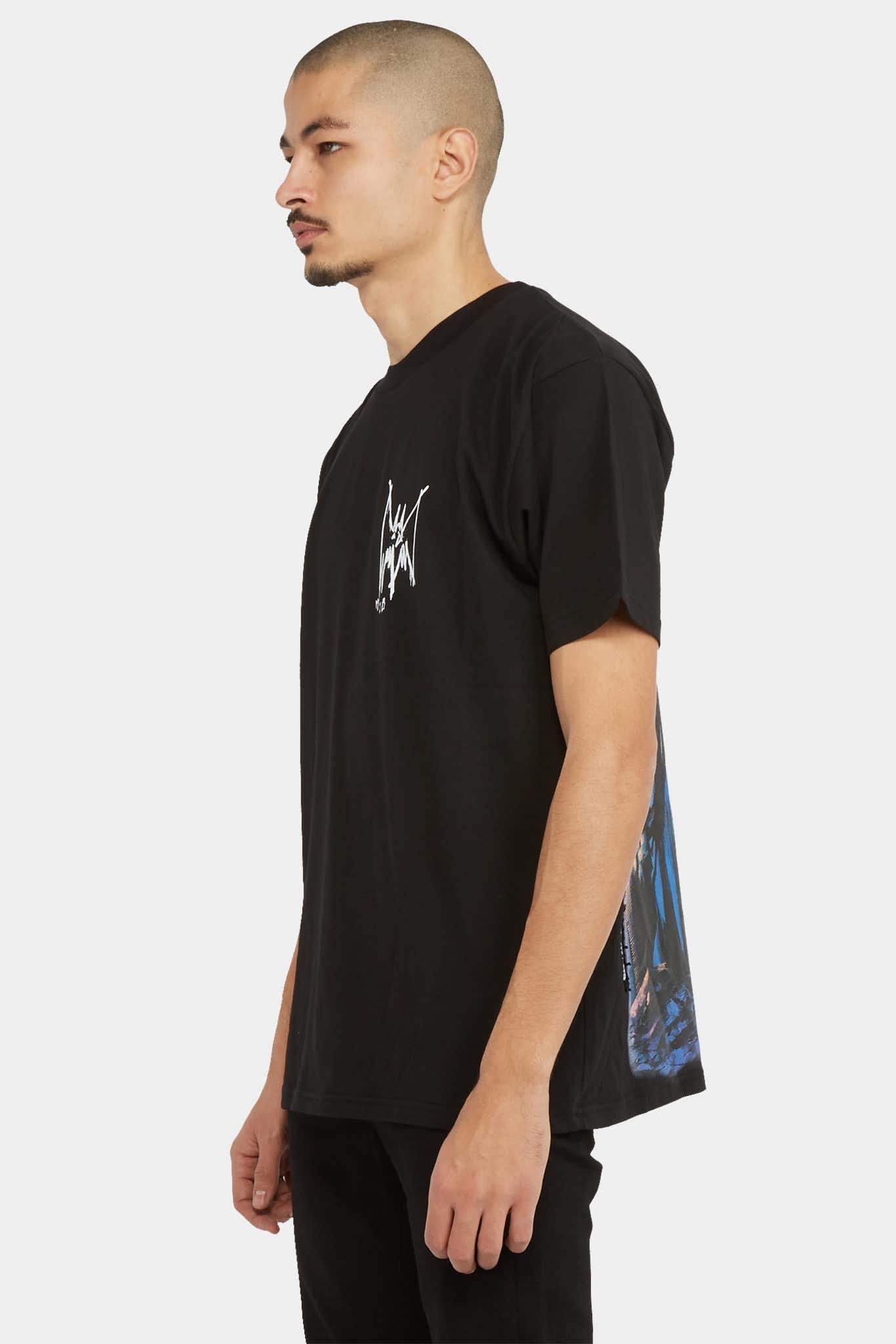 Marc Jacques Burton T-shirt imprimé en coton noir