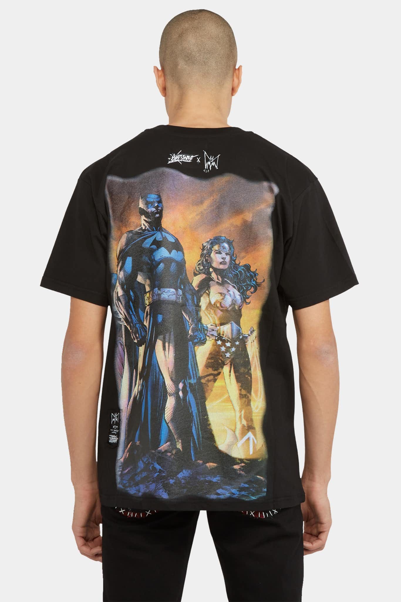 Marc Jacques Burton T-shirt imprimé en coton noir
