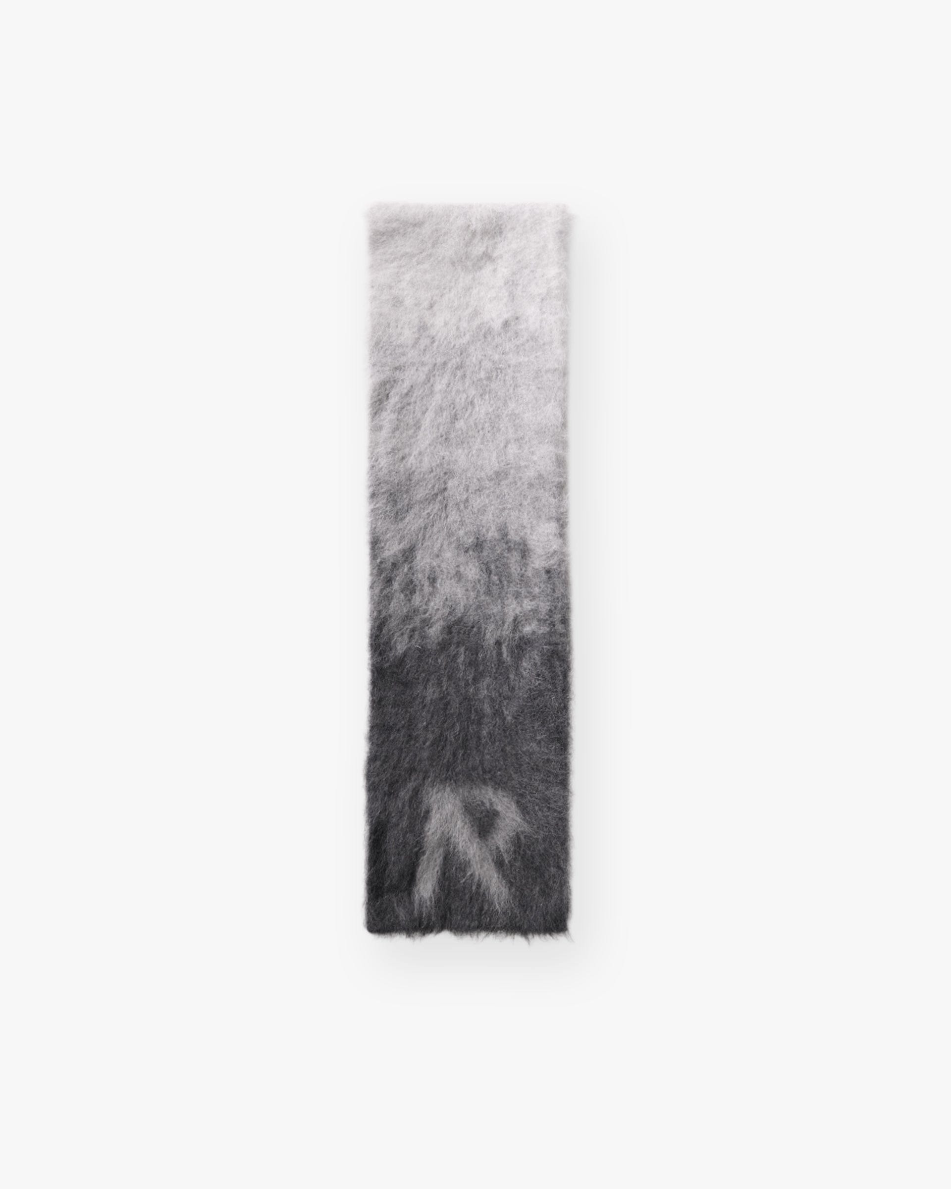 FW25 Ombre Knit Scarf - Light Grey
