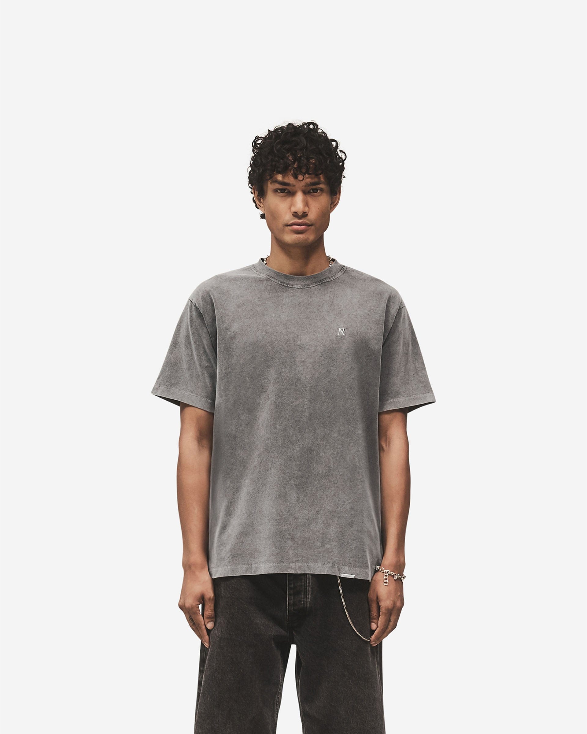Logo Pack Metal Initial R T-Shirt - Vintage Grey