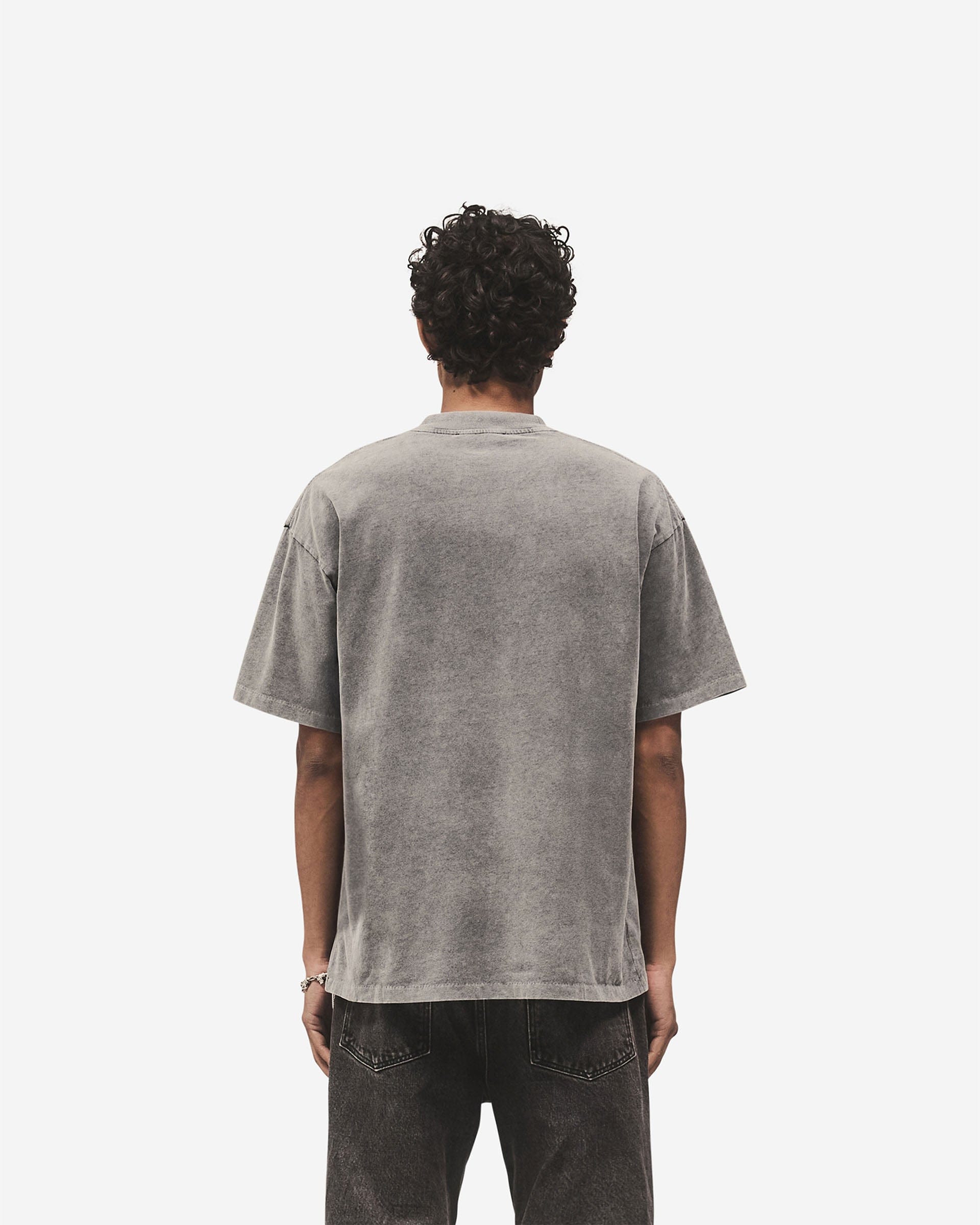 Logo Pack Script Logo T-Shirt - Vintage Grey