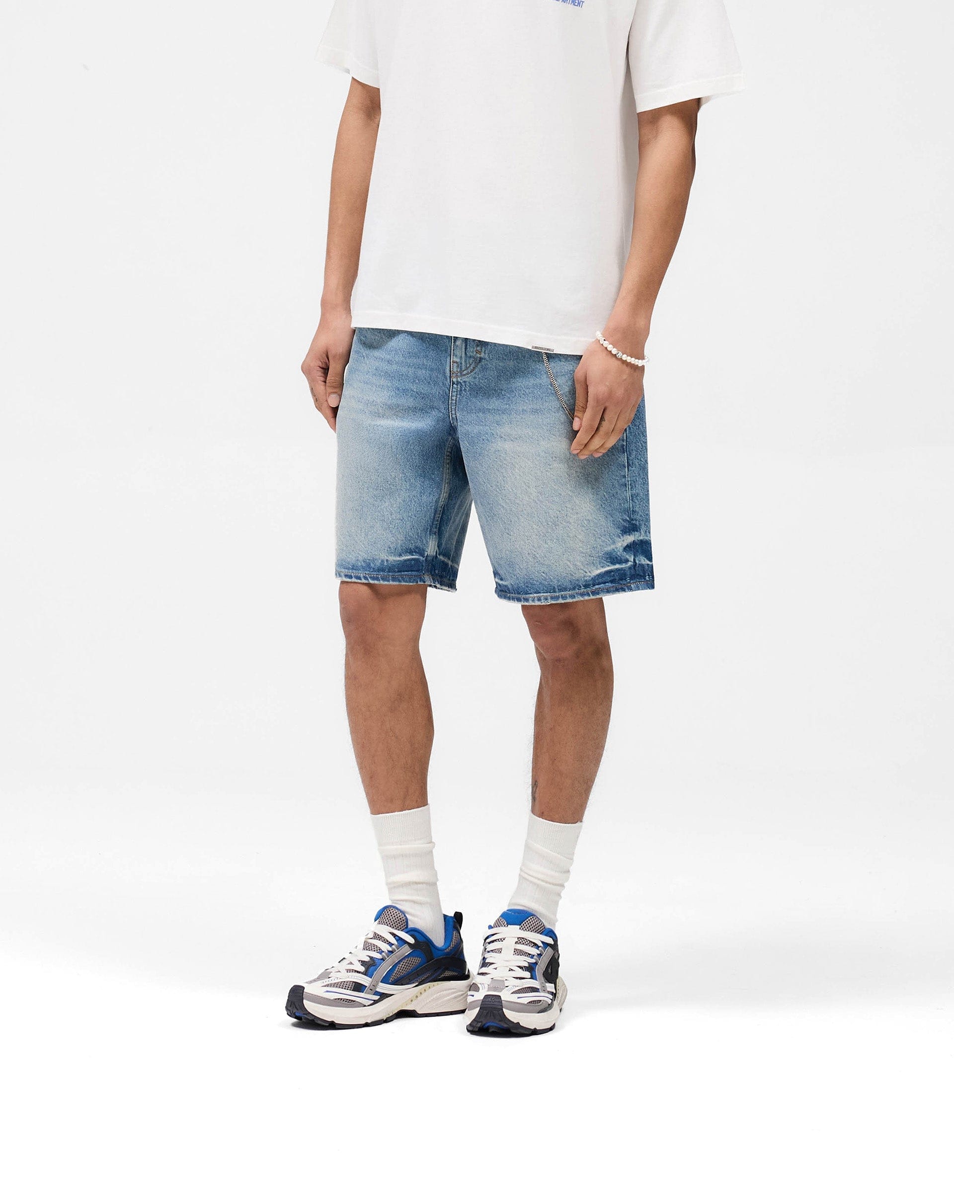SS25 R10T Tailored Denim Shorts - Blue 60
