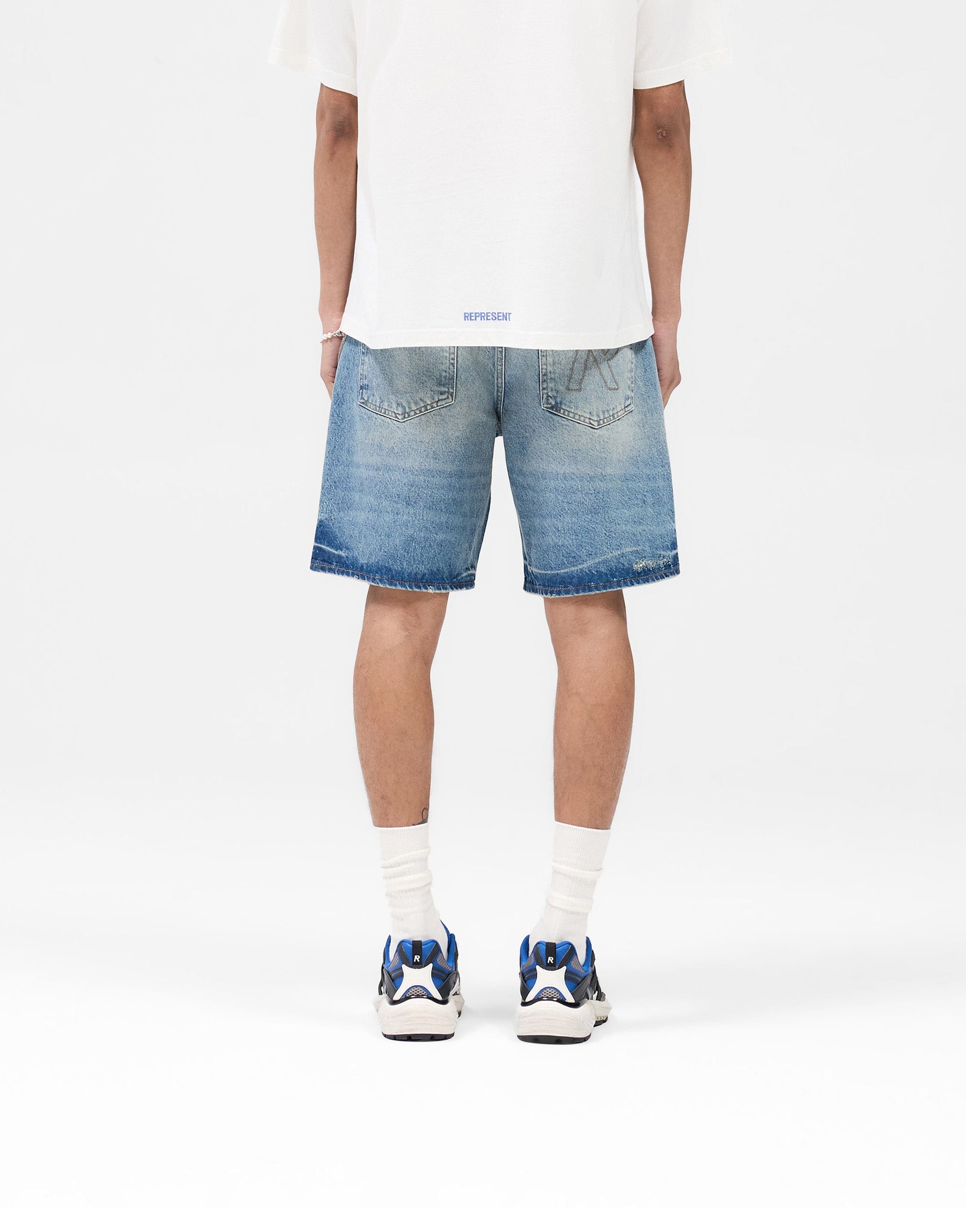 SS25 R10T Tailored Denim Shorts - Blue 60