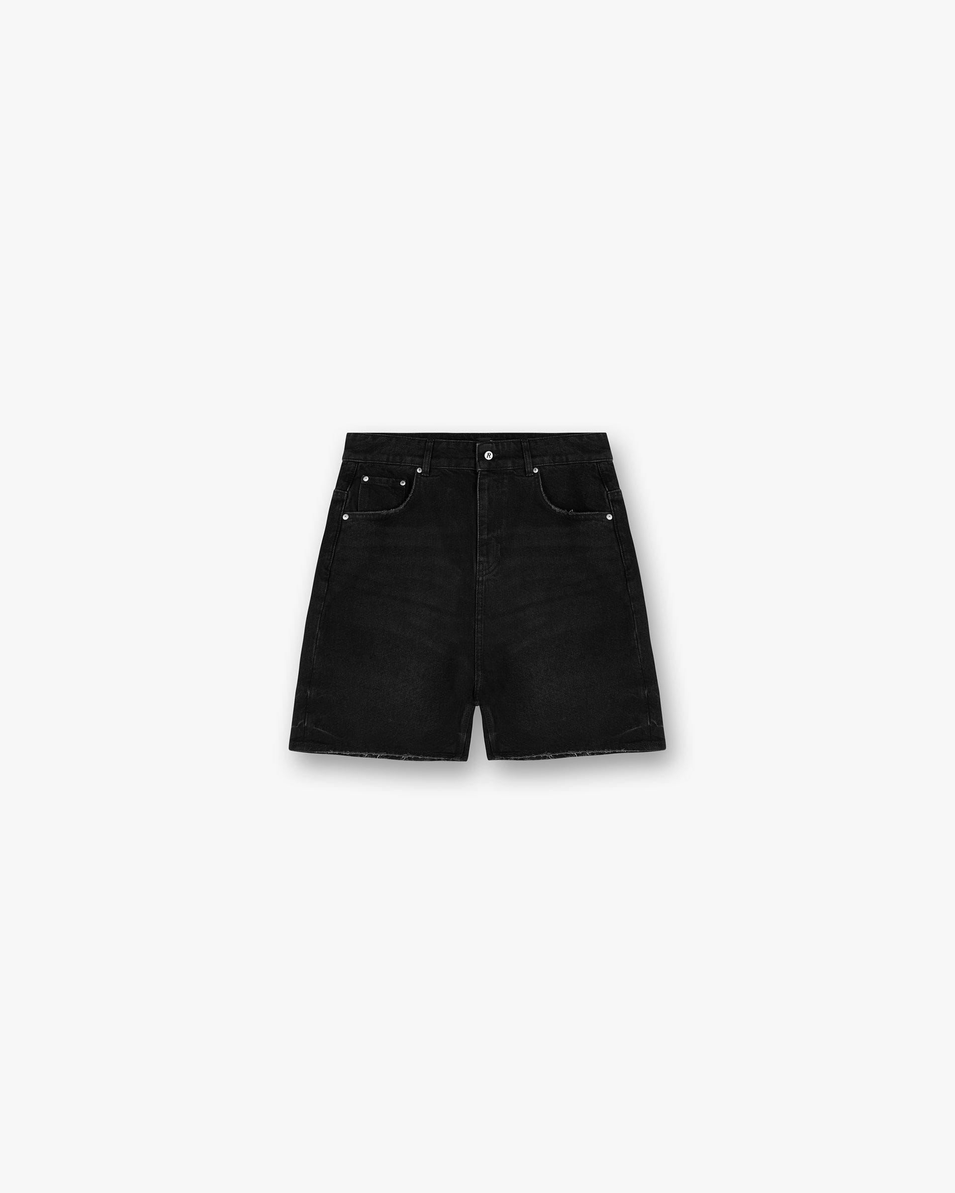 SS25 R10T Tailored Denim Shorts - Black