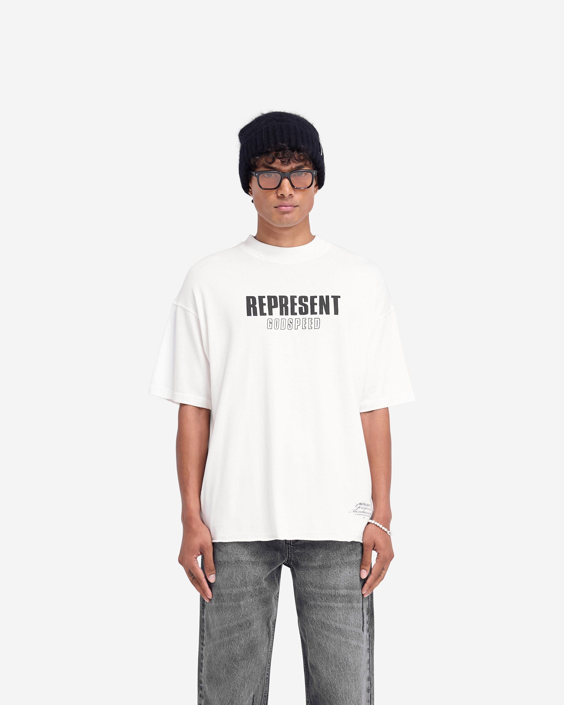 FW24 Godspeed T-Shirt - Flat White