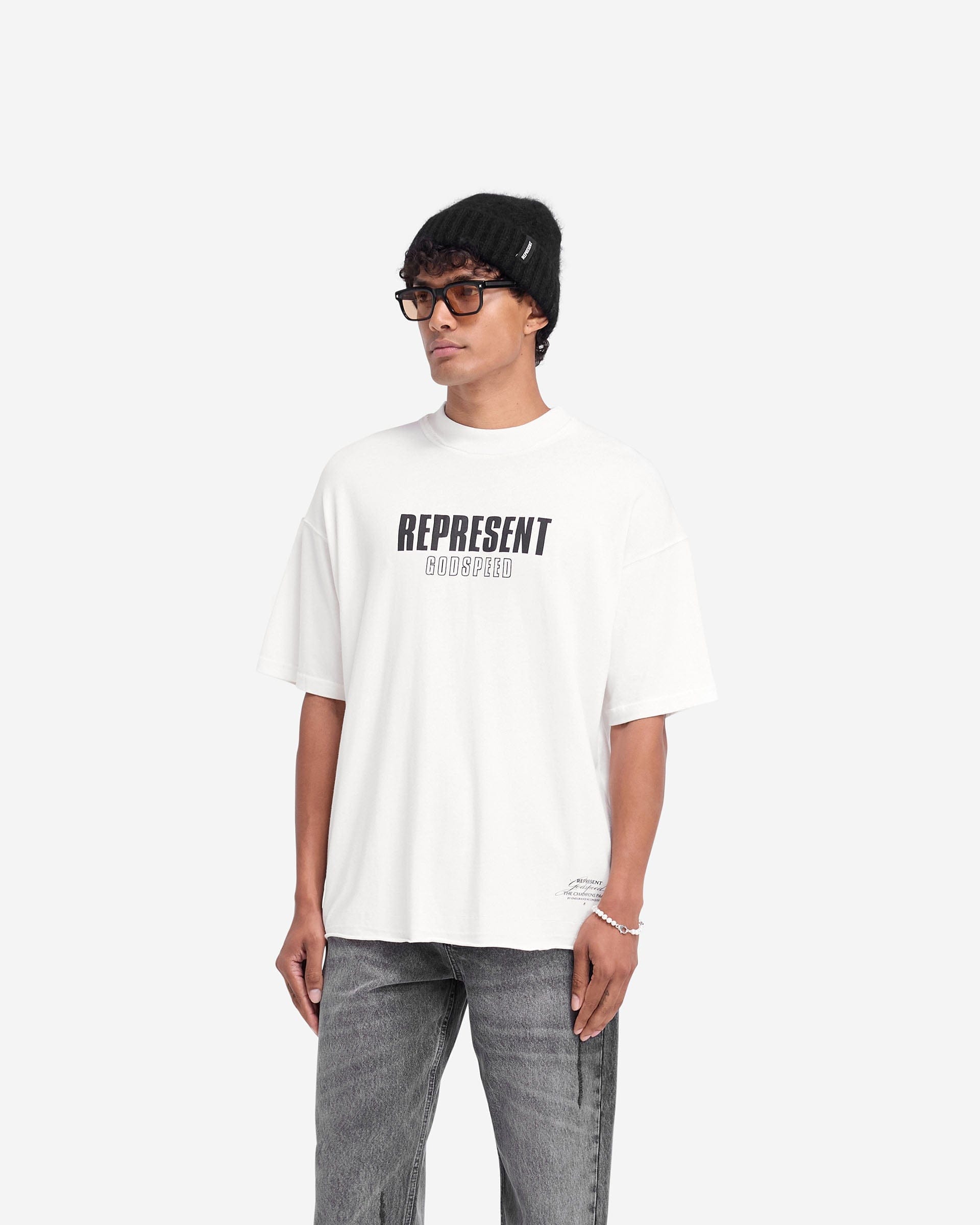 FW24 Godspeed T-Shirt - Flat White