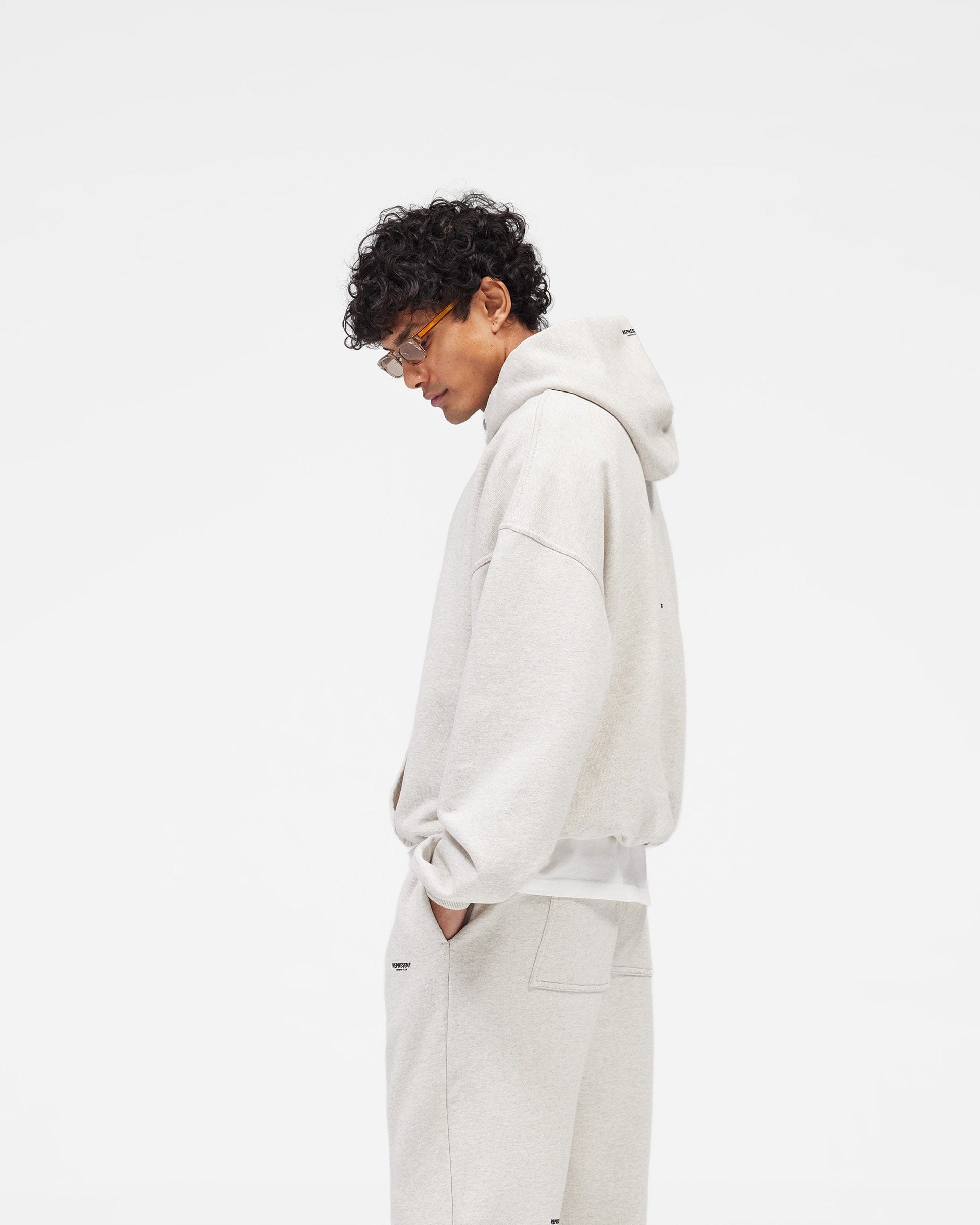 Owners Club Micro Owners Club Hoodie - Cream Marl