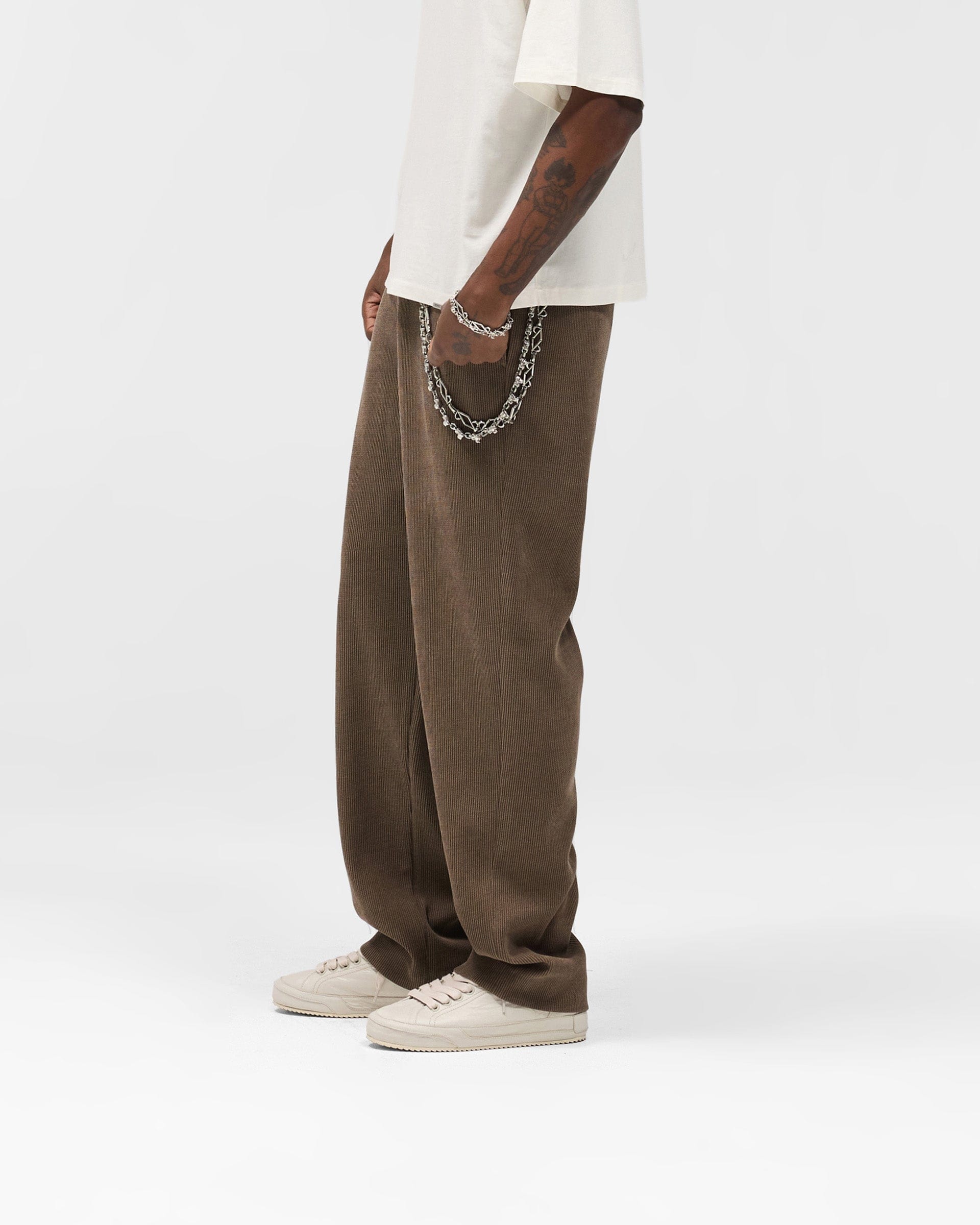 FW25 Ribbed Hybrid Pant - Clove