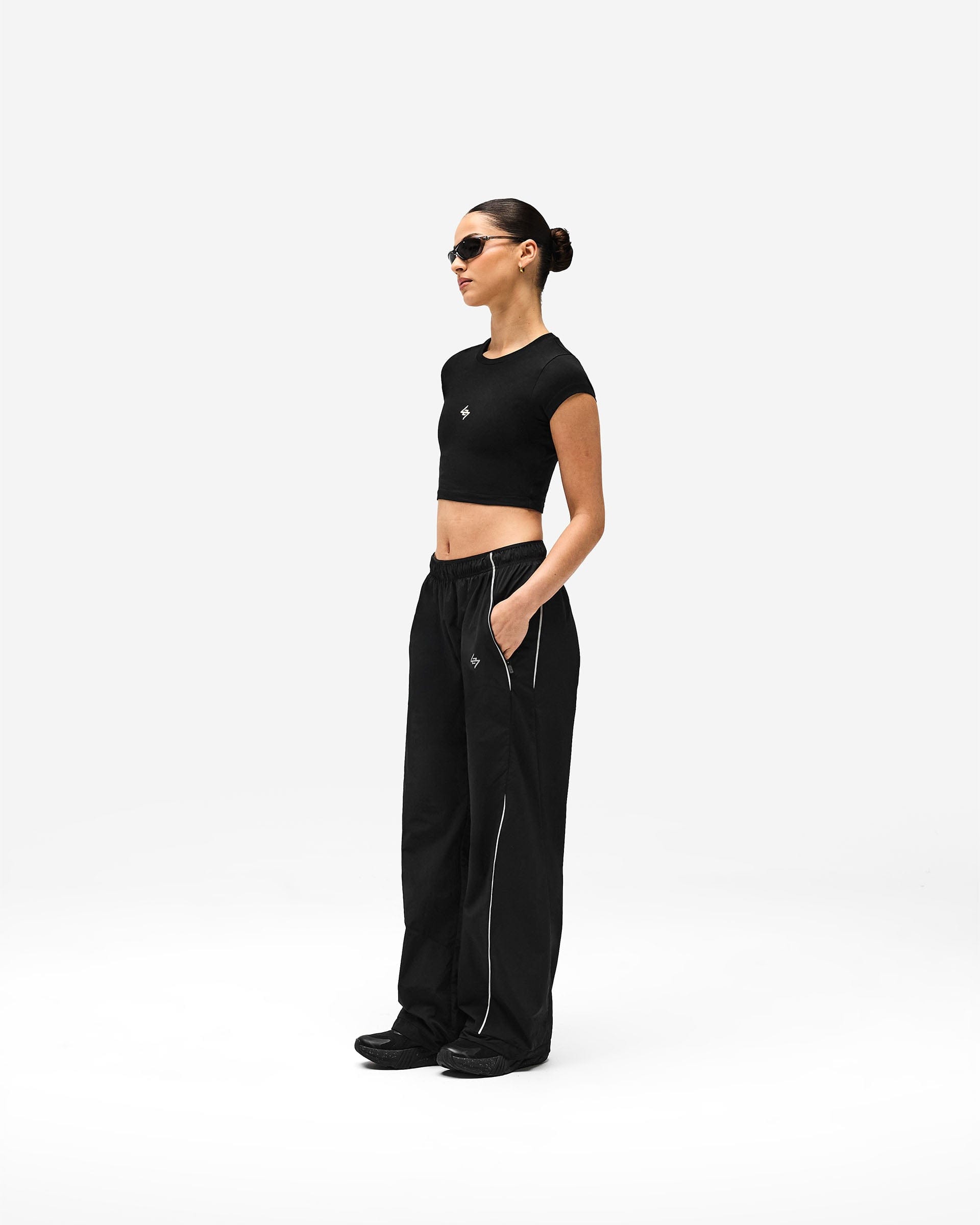 Womens 247 247 Flash Track Jogger - Black
