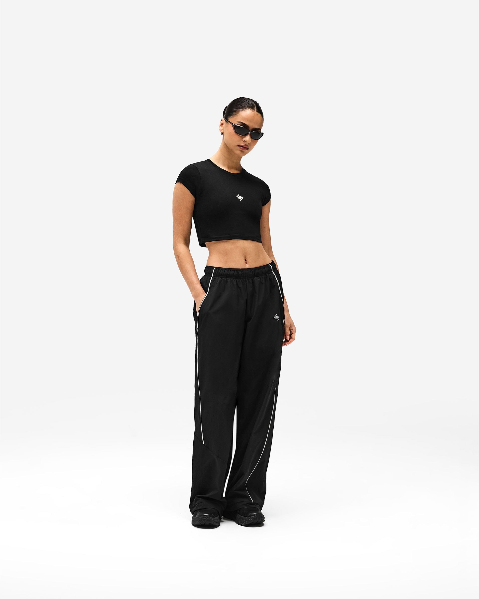 Womens 247 247 Flash Track Jogger - Black