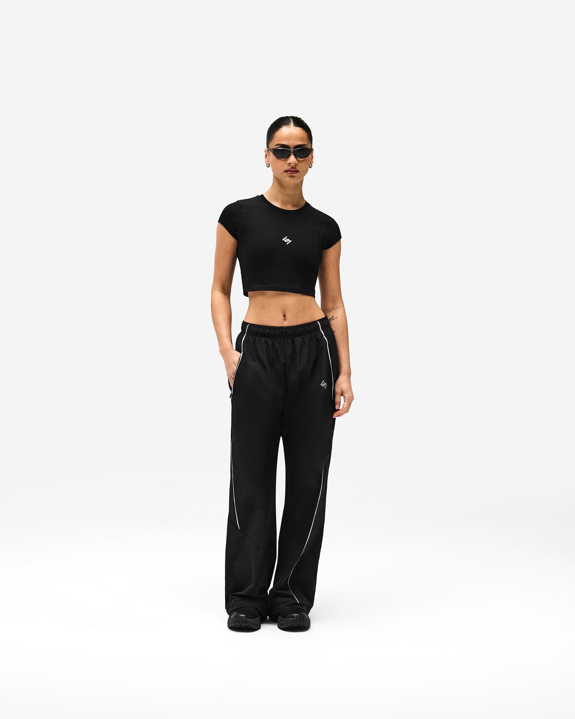 Womens 247 247 Flash Track Jogger - Black