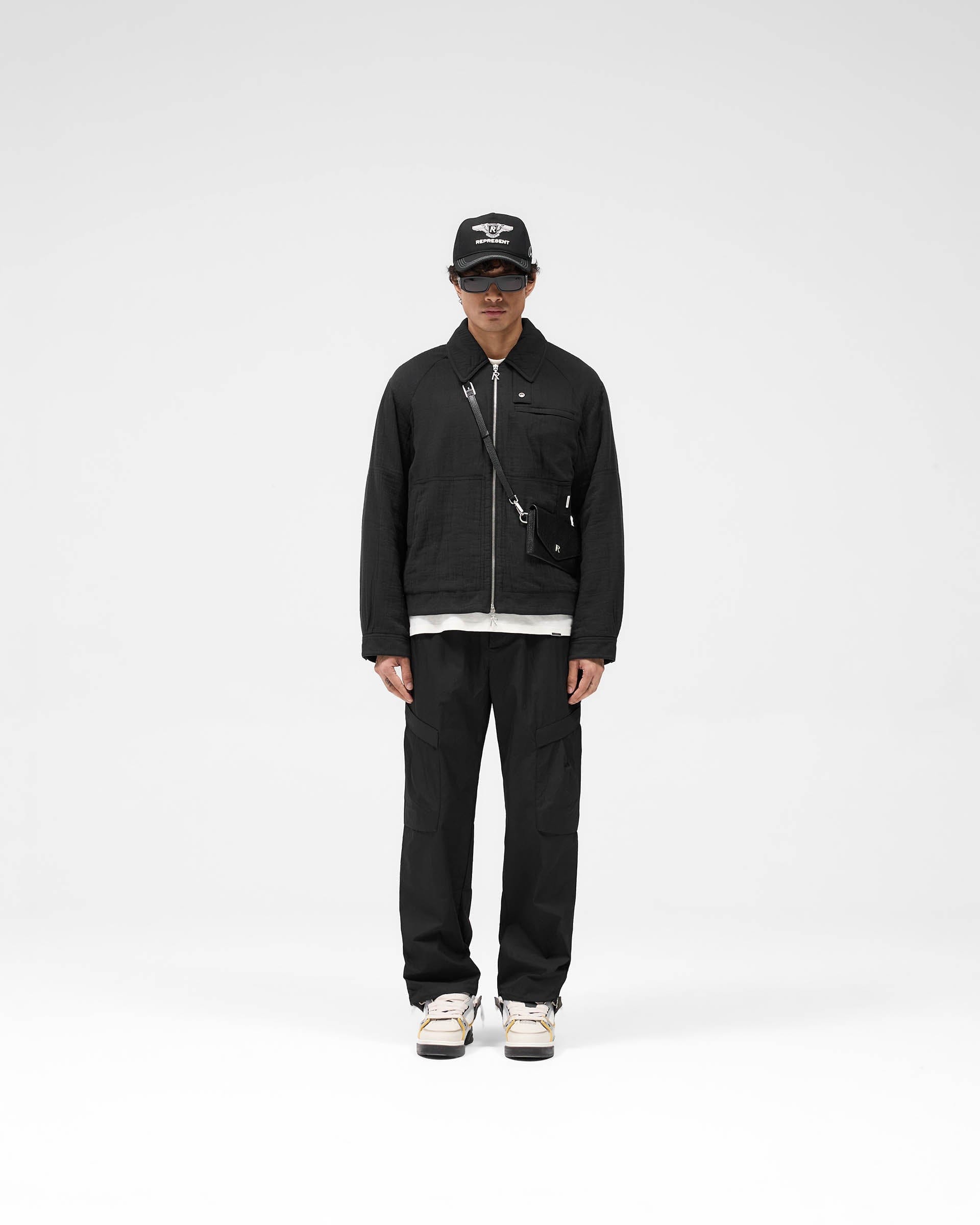 SS25 Tech Cargo Pant - Jet Black