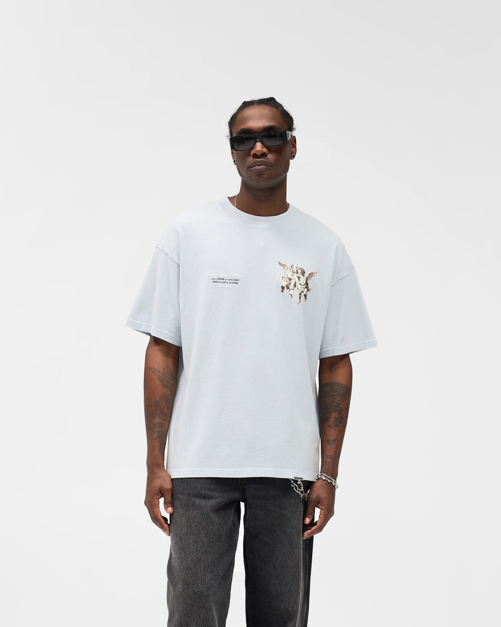 FW25 Legacy Cherubs T-Shirt - Cloud
