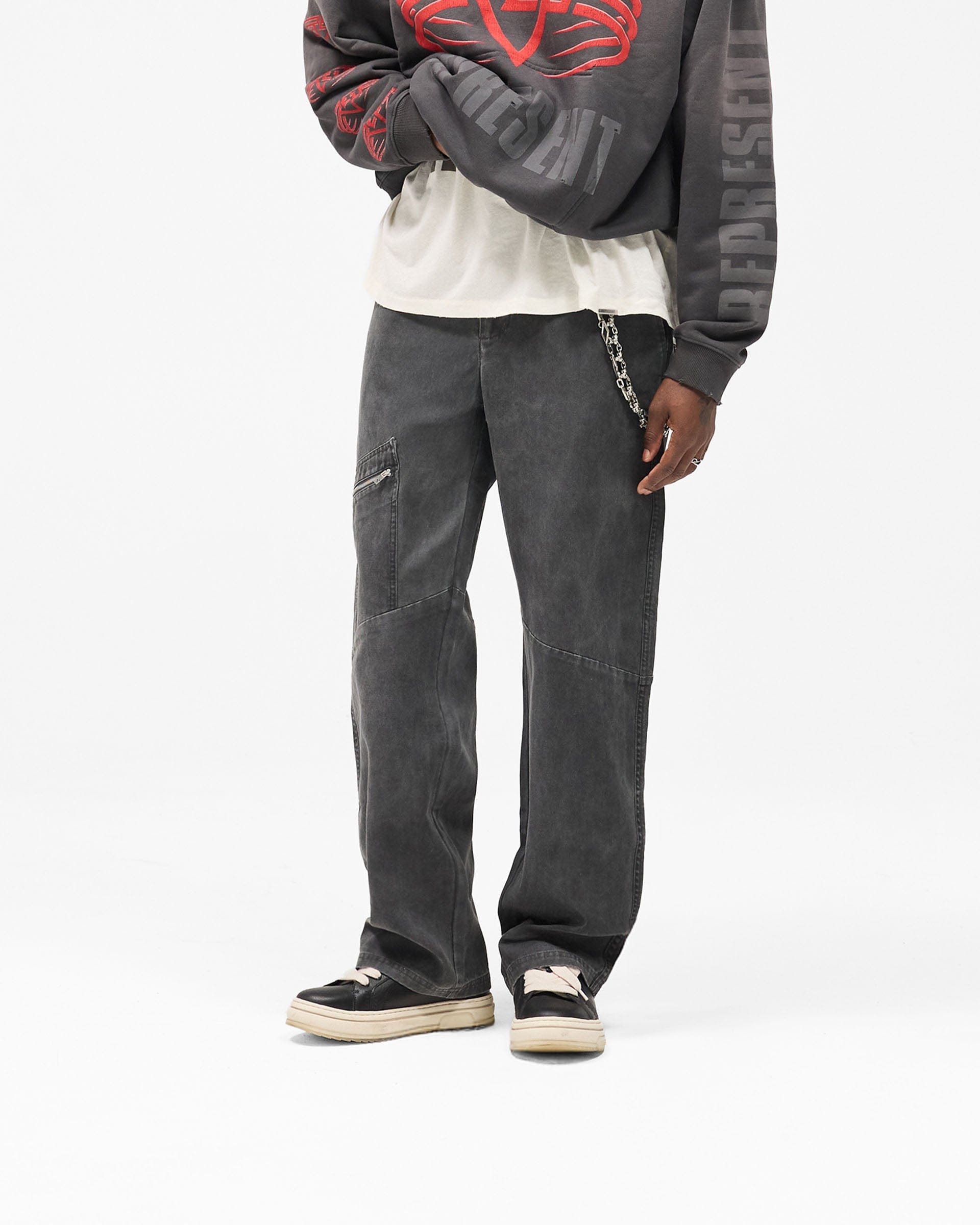 FW25 Cotton Workwear Pant - Washed Black