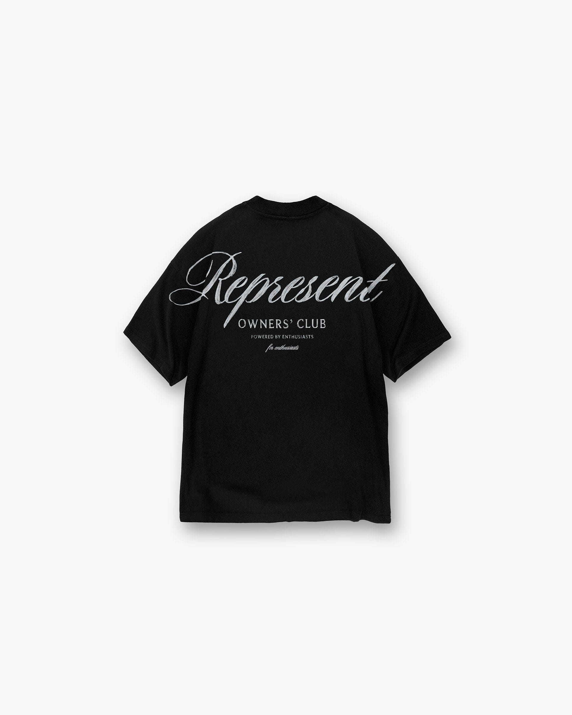 Owners Club Represent Owners Club Script T-Shirt - Black