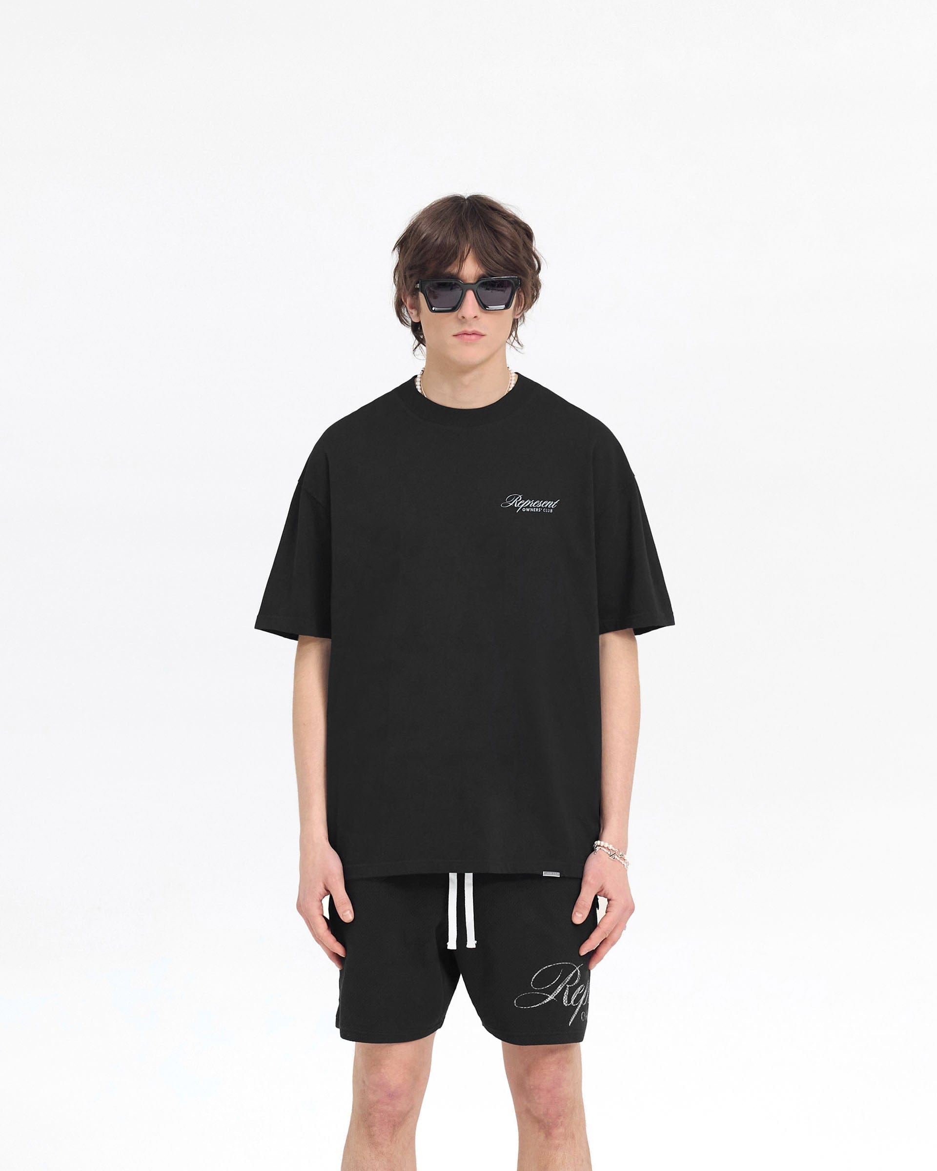 Owners Club Represent Owners Club Script T-Shirt - Black