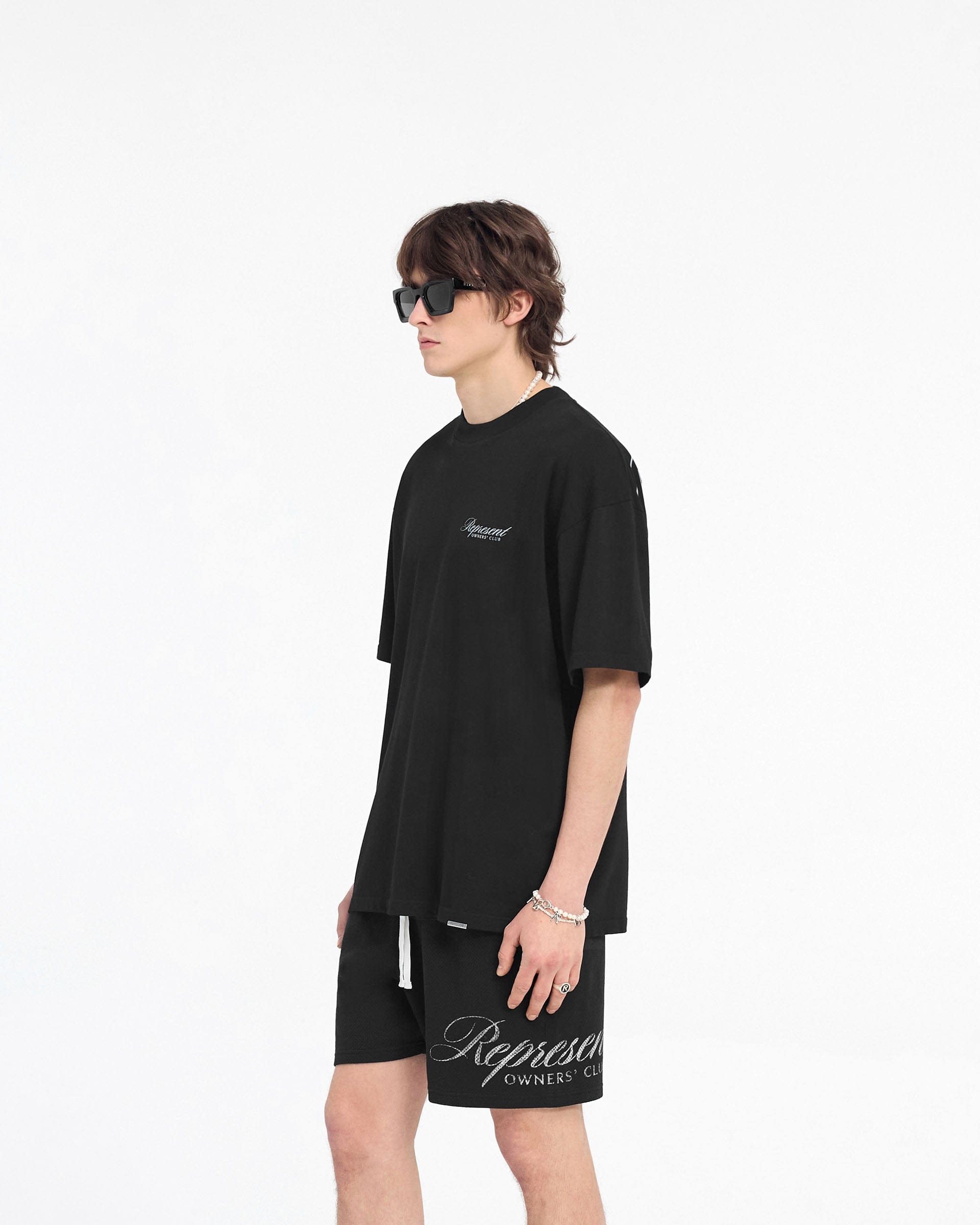 Owners Club Represent Owners Club Script T-Shirt - Black