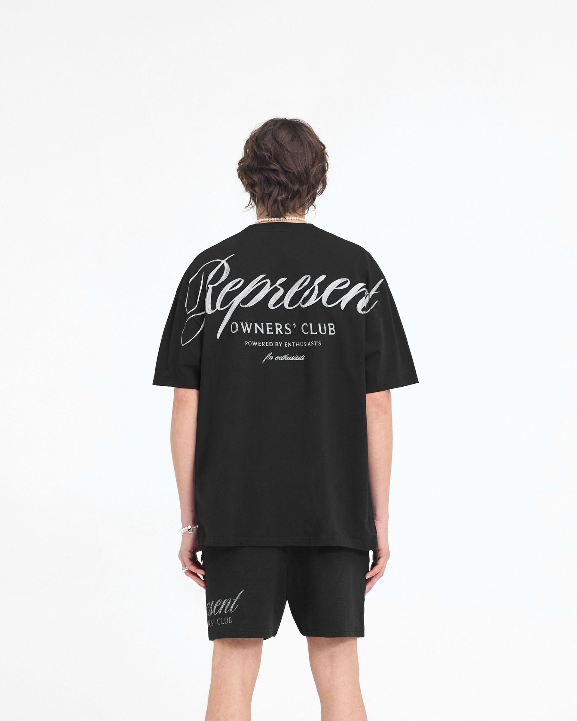 Owners Club Represent Owners Club Script T-Shirt - Black