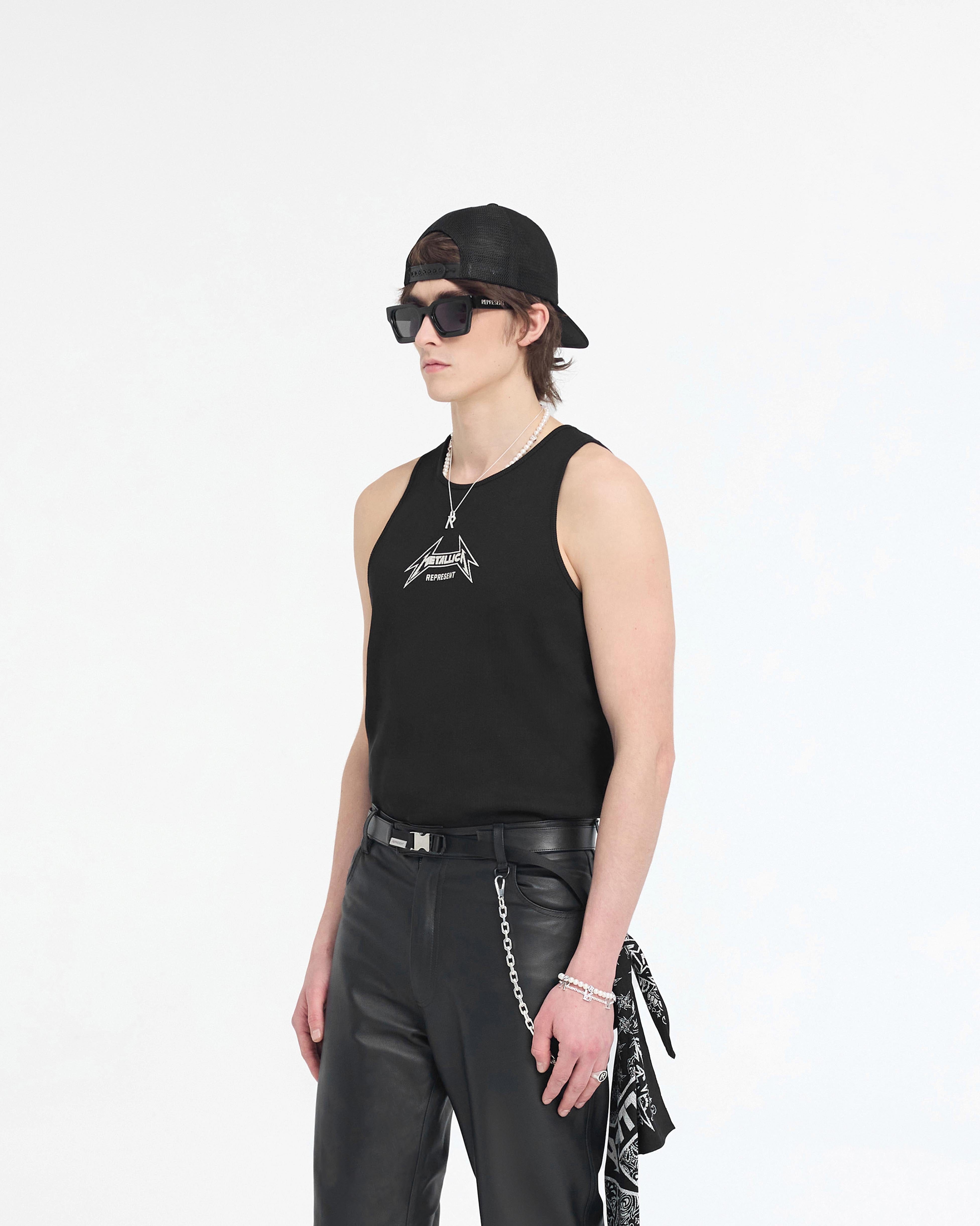 SS24 Other Represent X Metallica Local Crew Vest - Jet Black