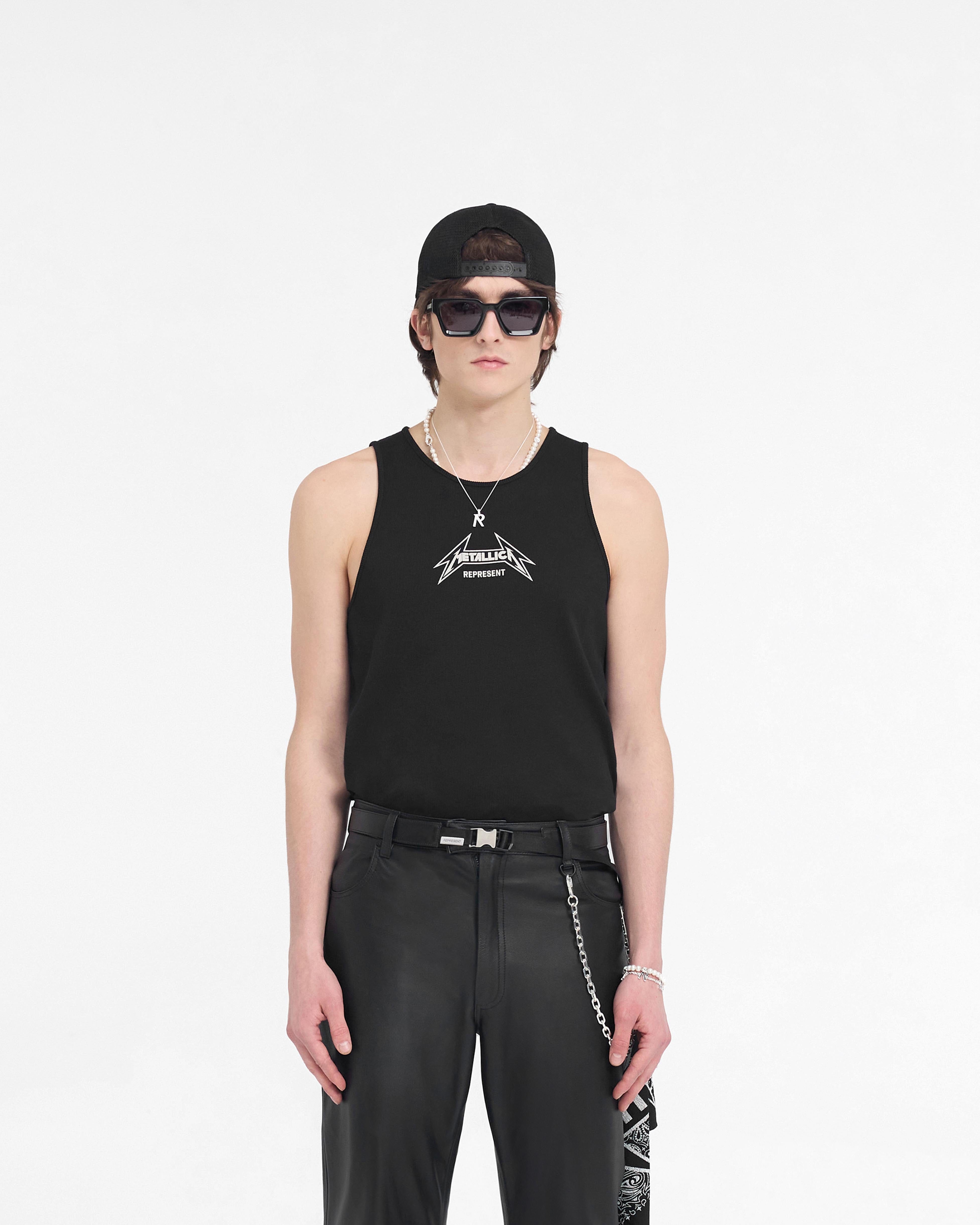 SS24 Other Represent X Metallica Local Crew Vest - Jet Black