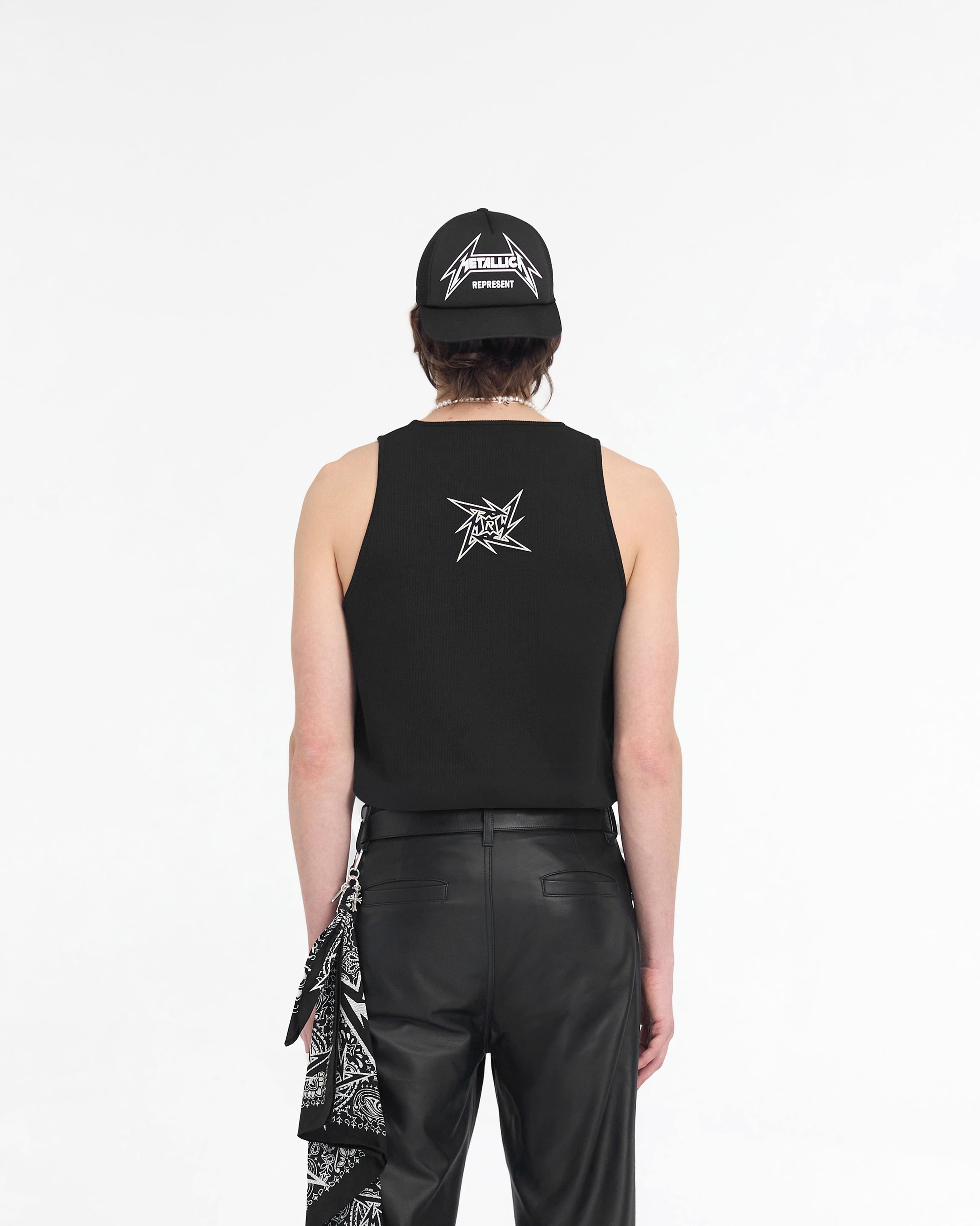 SS24 Other Represent X Metallica Local Crew Vest - Jet Black