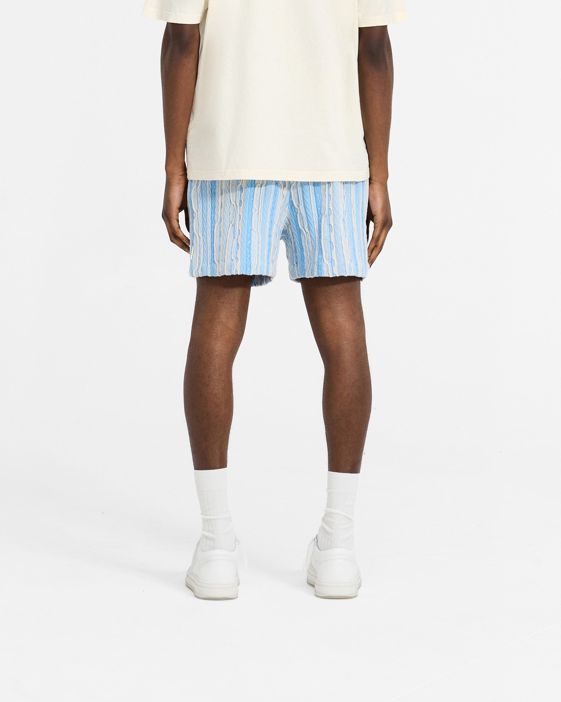 SC24 Mixed Knit Shorts - Royal Blue