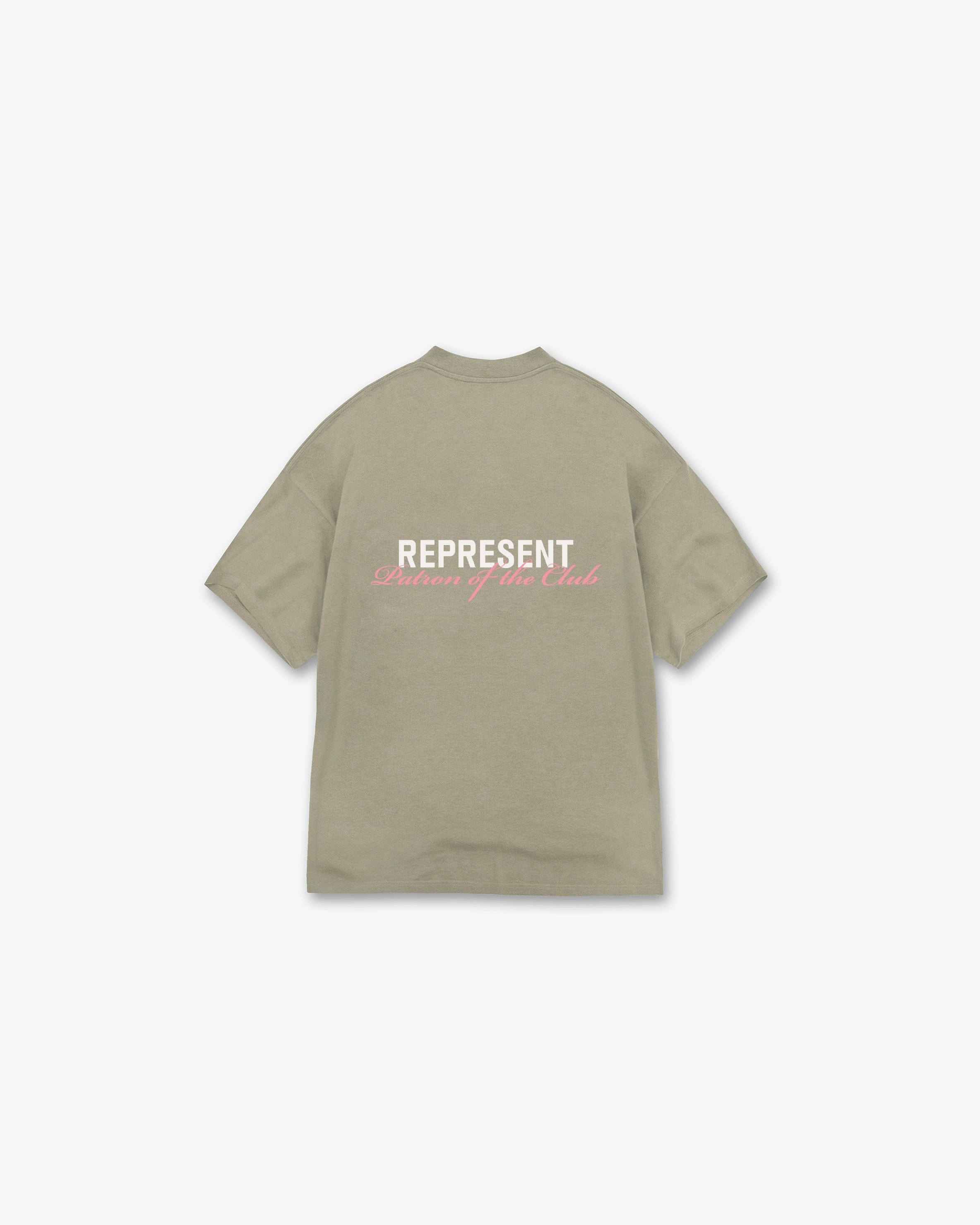 Patrons Patron Of The Club T-Shirt - Khaki Pink