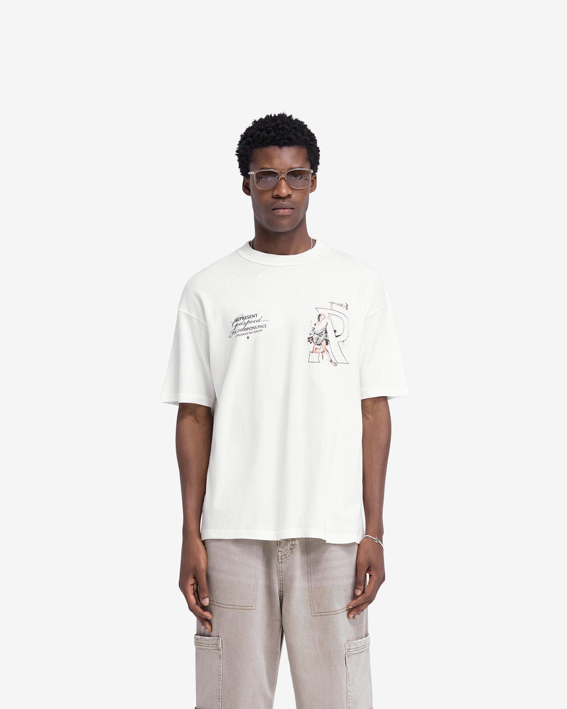 FW24 Hermes T-Shirt - Flat White