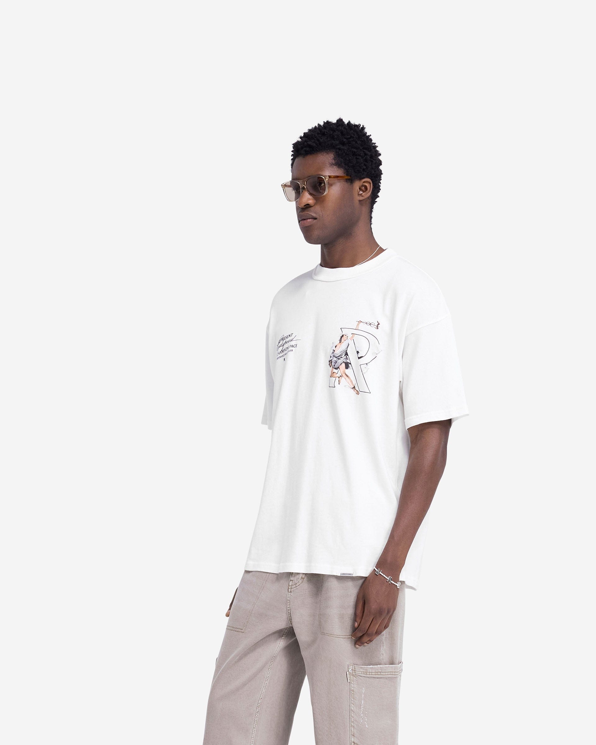 FW24 Hermes T-Shirt - Flat White