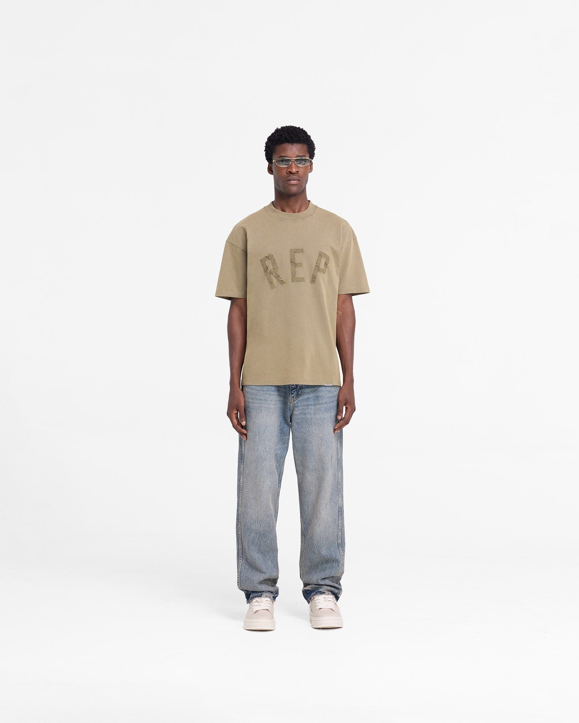 FW24 Rep Applique T-Shirt - Fawn