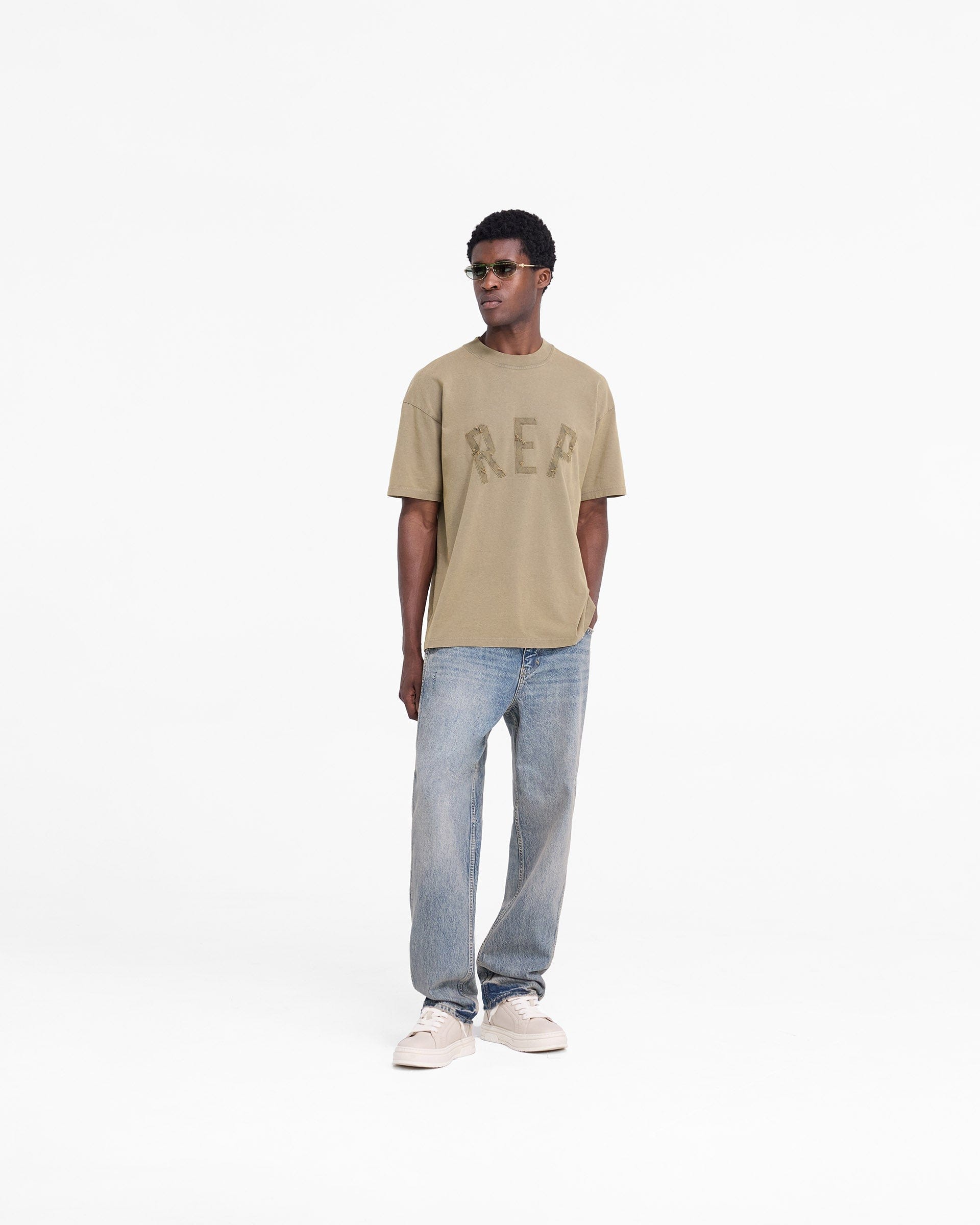 FW24 Rep Applique T-Shirt - Fawn
